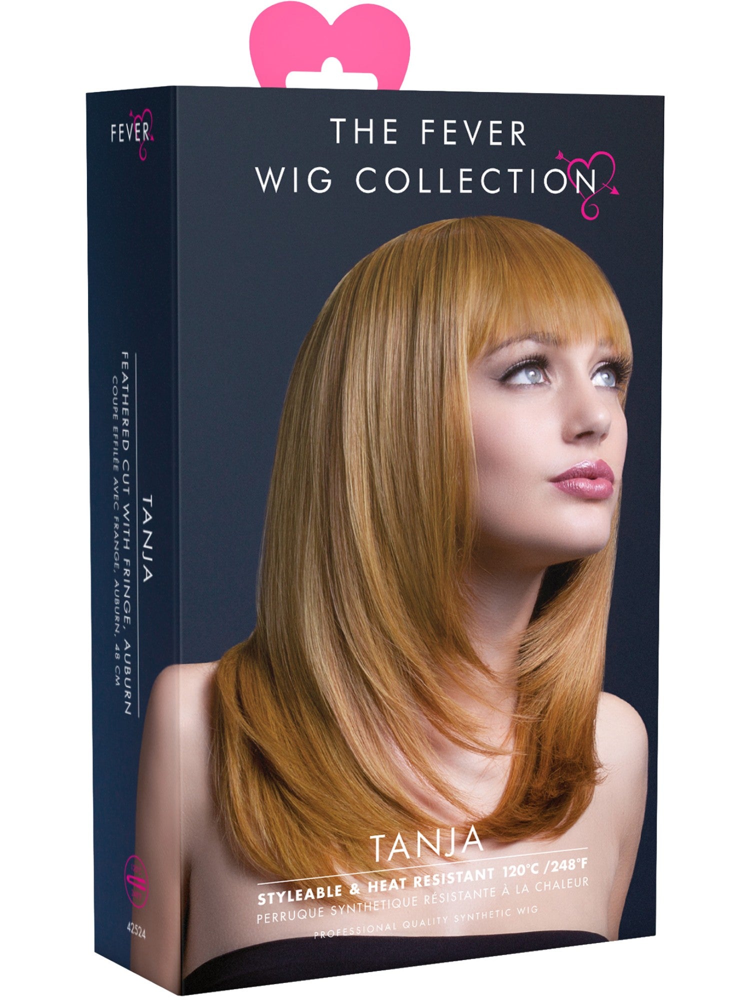 Smiffys Fever Tanja Wig, Auburn - 42524