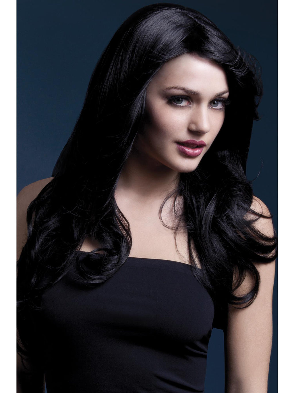 Smiffys Fever Nicole Wig, Black - 42525