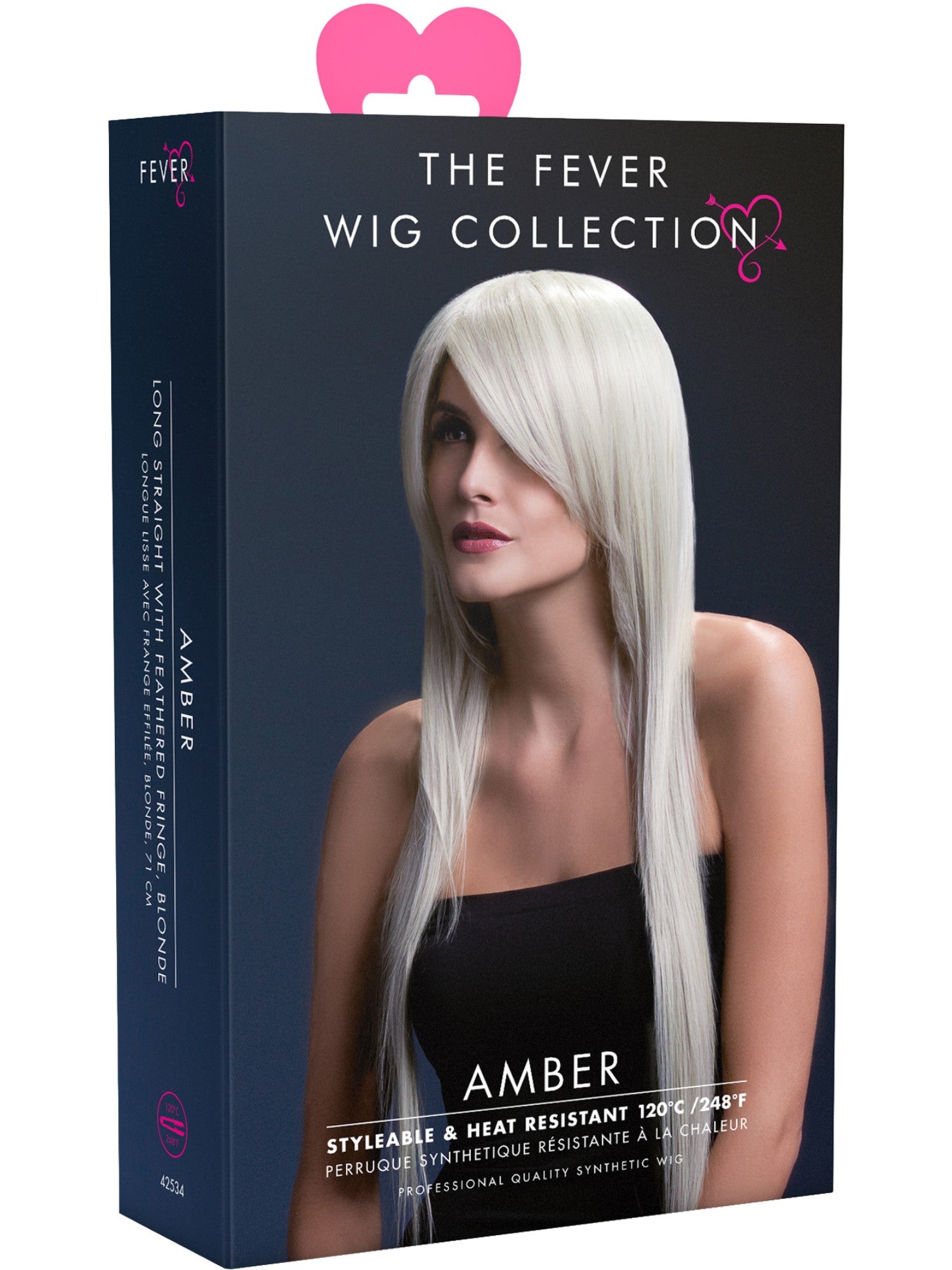 Smiffys Fever Amber Wig, Blonde - 42534