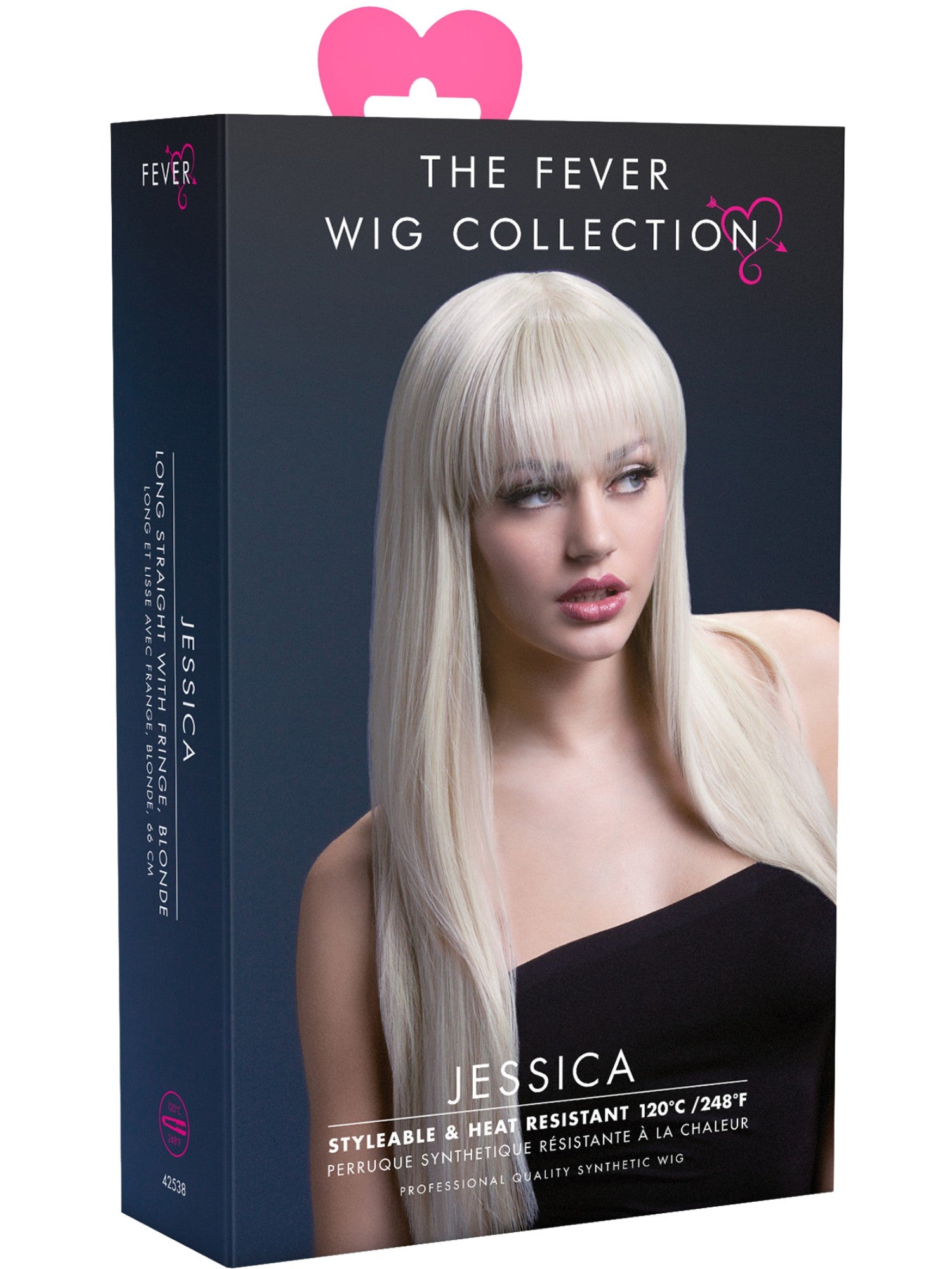 Smiffys Fever Jessica Wig, Blonde - 42538