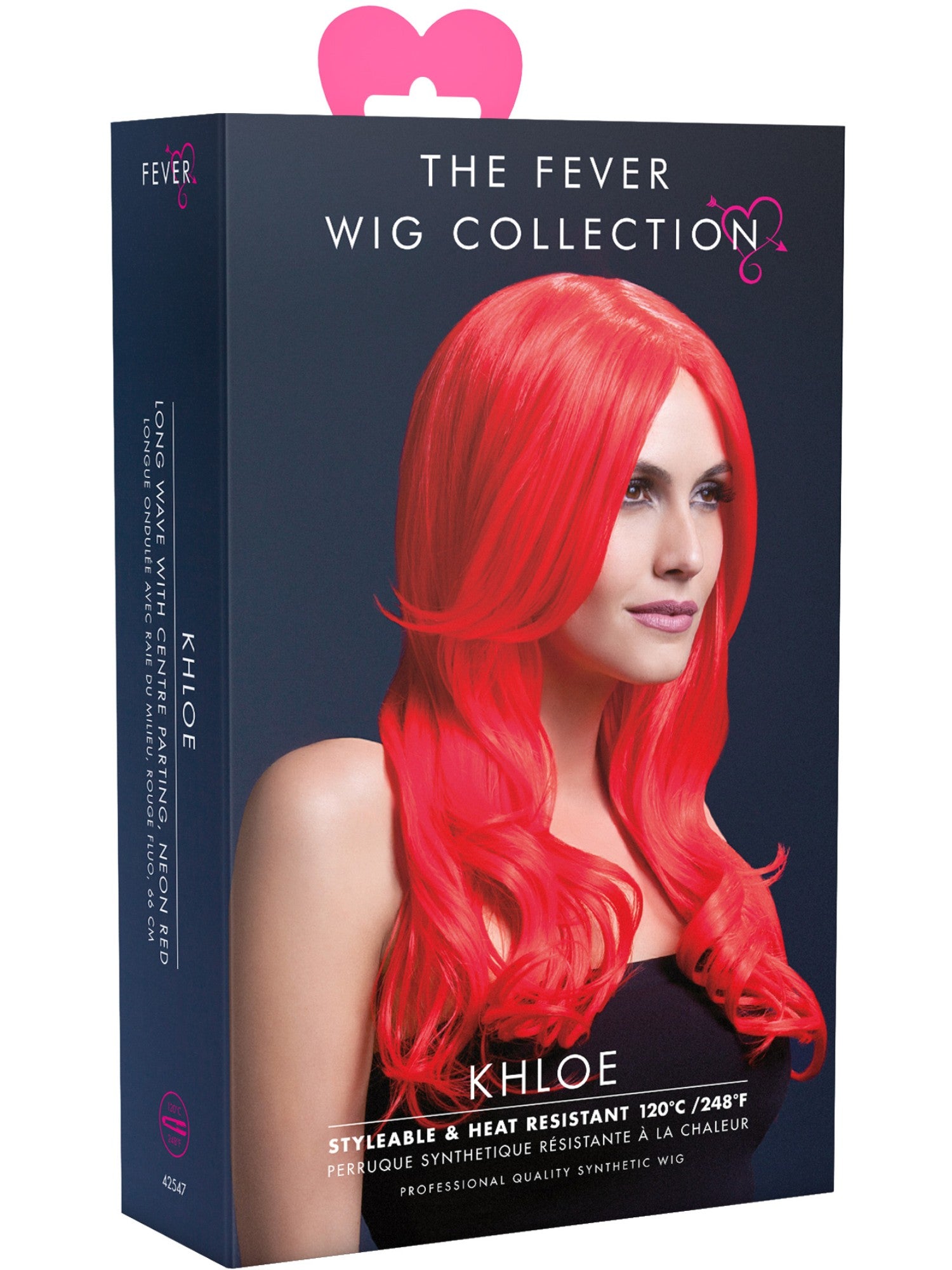 Fever Khloe Wig, Neon Red