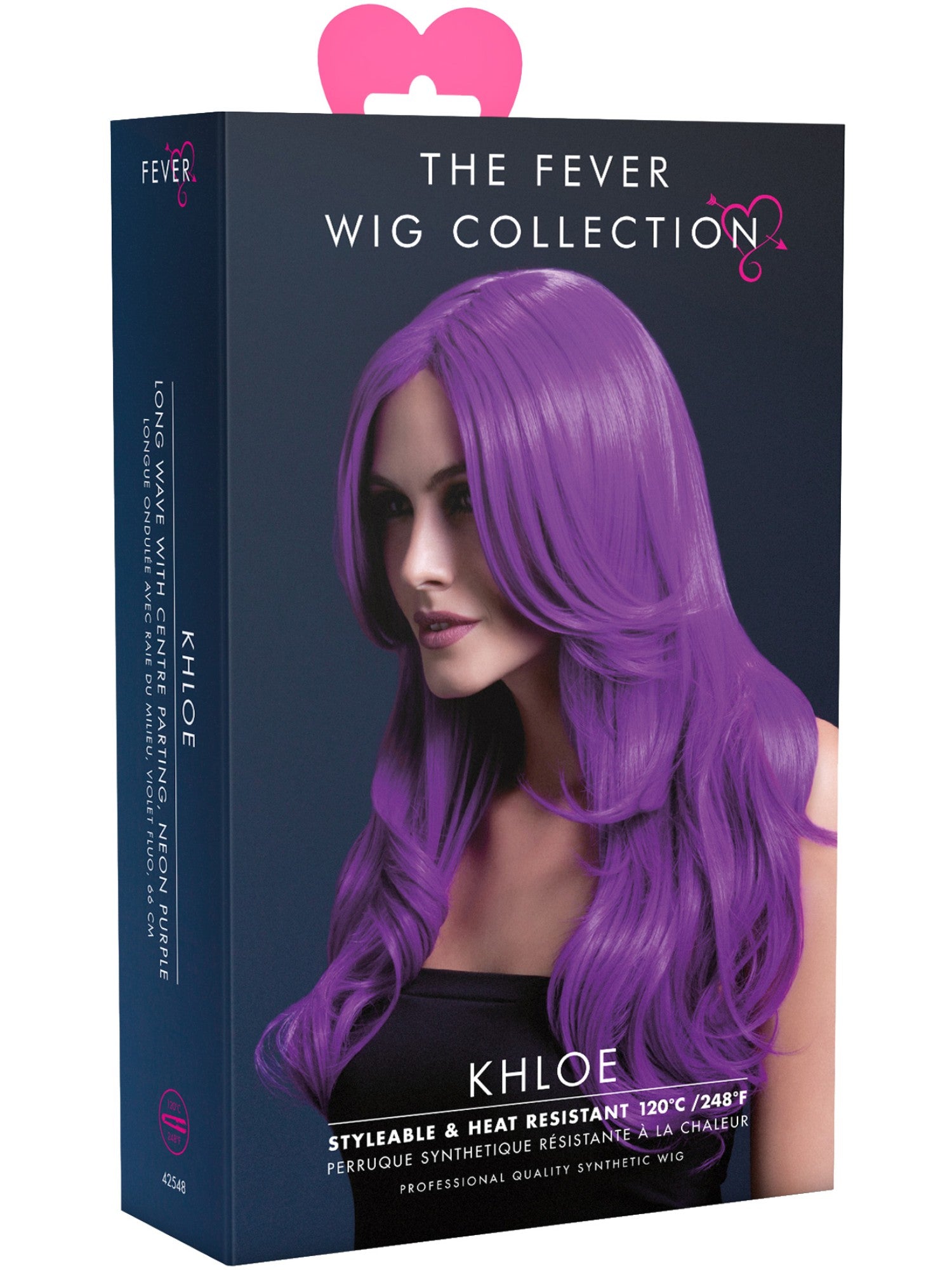Fever Khloe Wig, Neon Purple