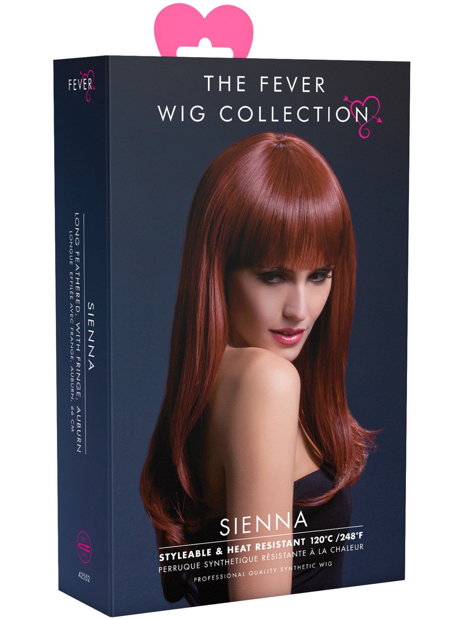 Smiffys Fever Sienna Wig, Auburn - 42552