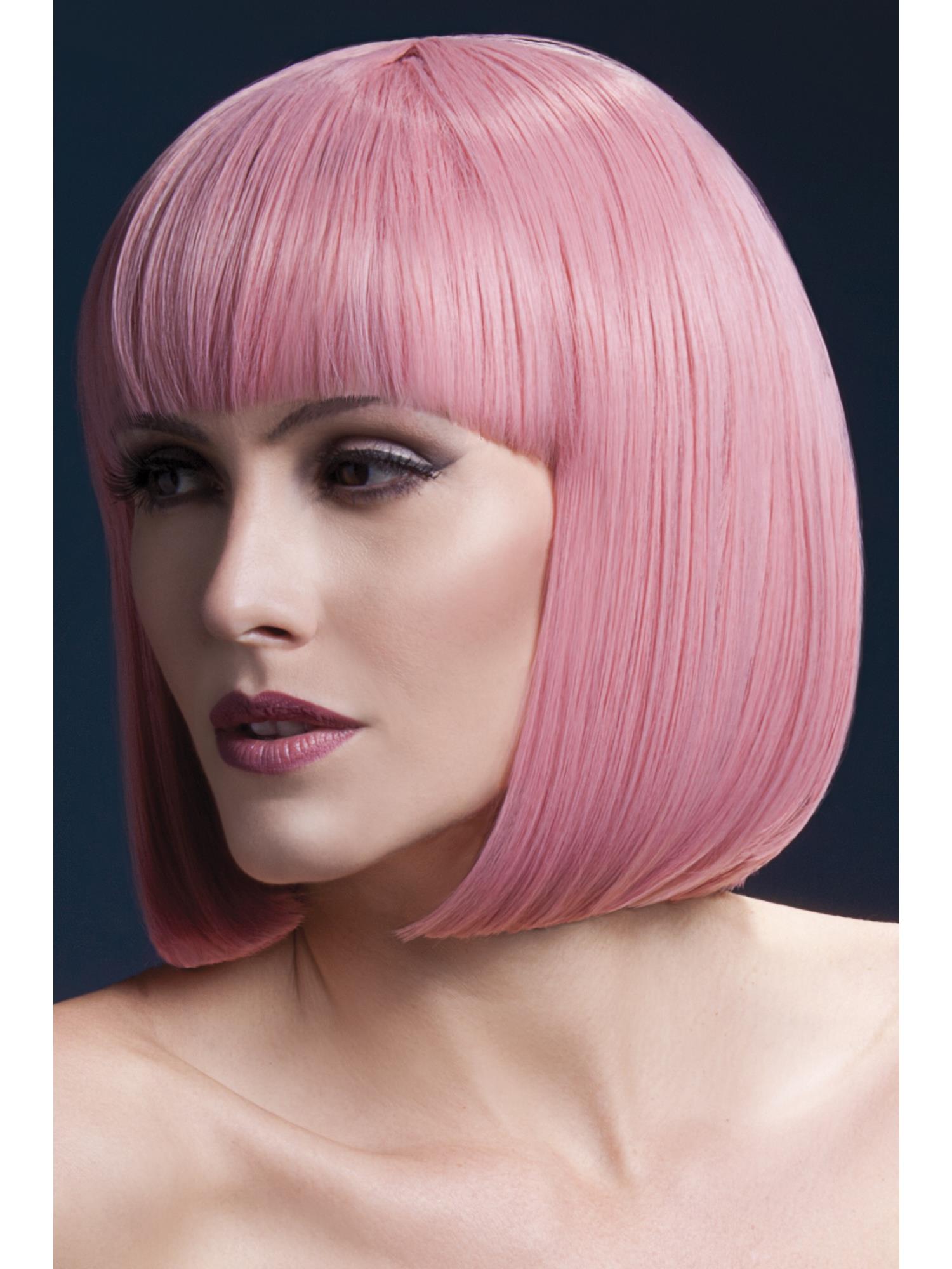 Smiffys Fever Elise Wig, Pastel Pink - 42573
