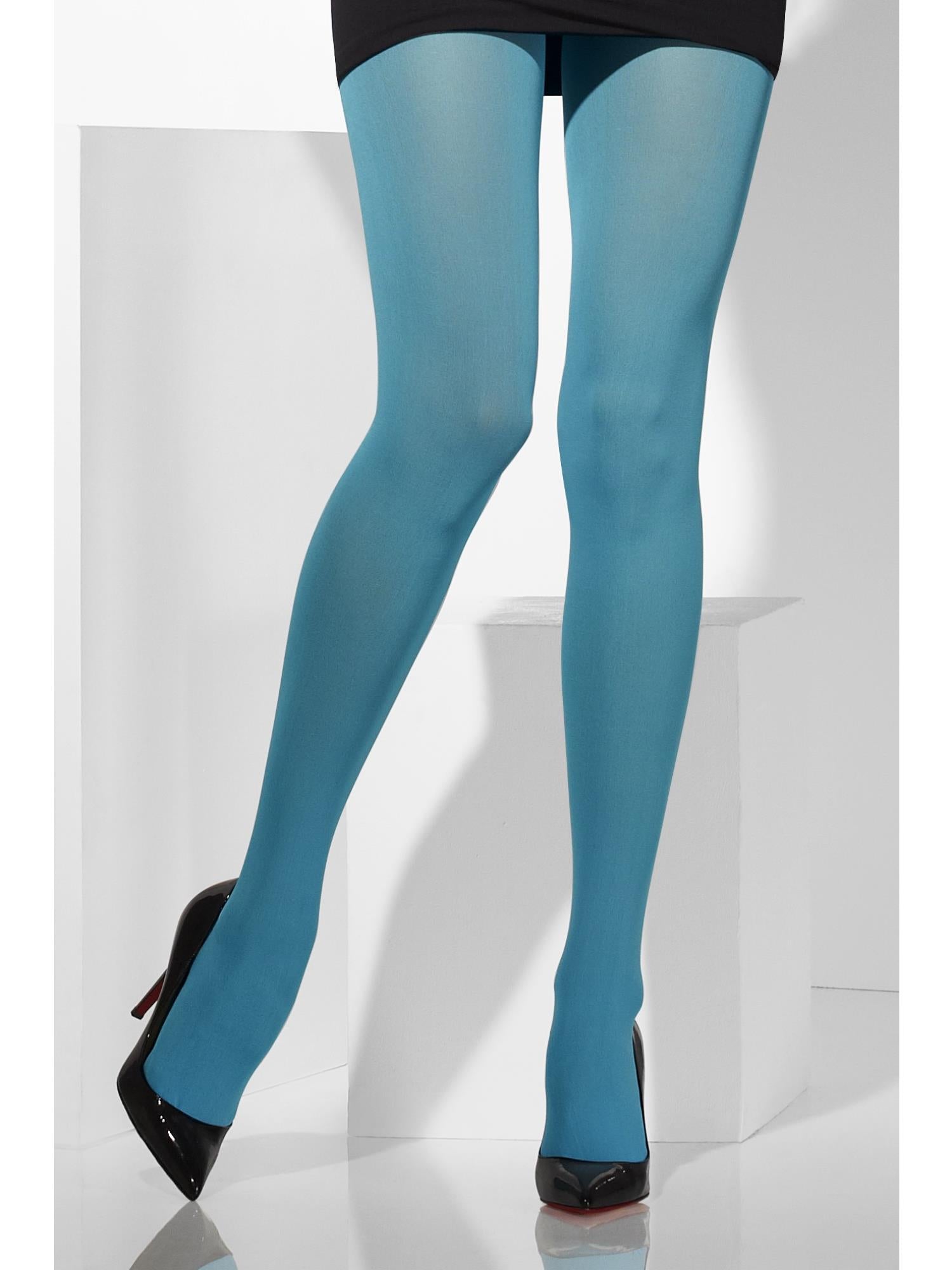 Opaque Blue Tights