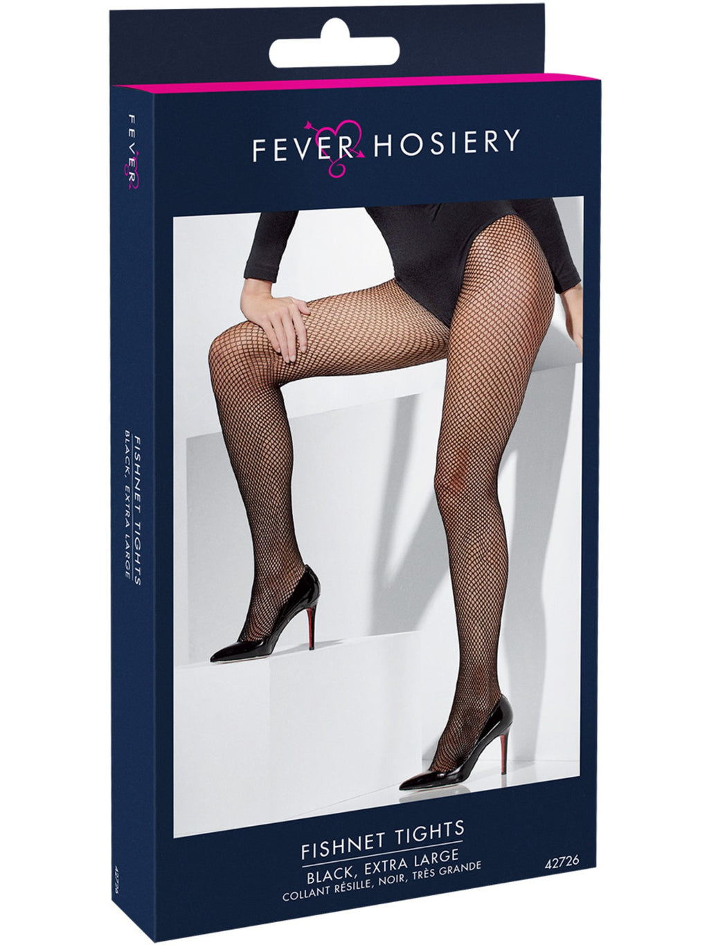 Fishnet Tights - Extra Large, Black