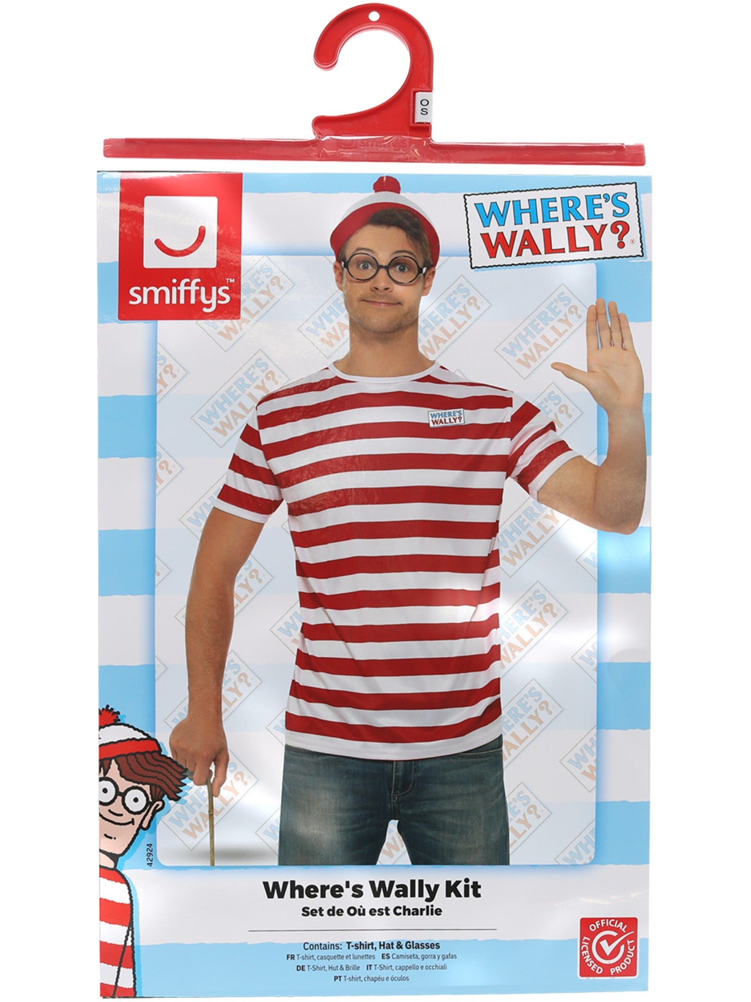 Smiffys Where's Wally Kit - 42924