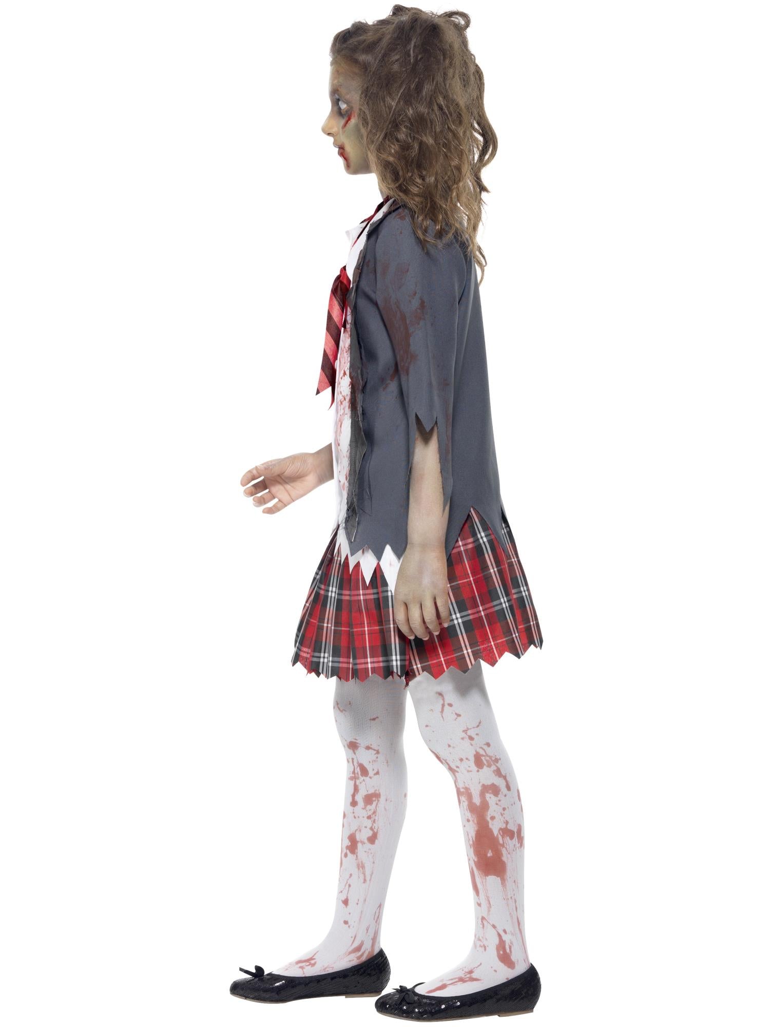 Zombie School Girl Child Costume