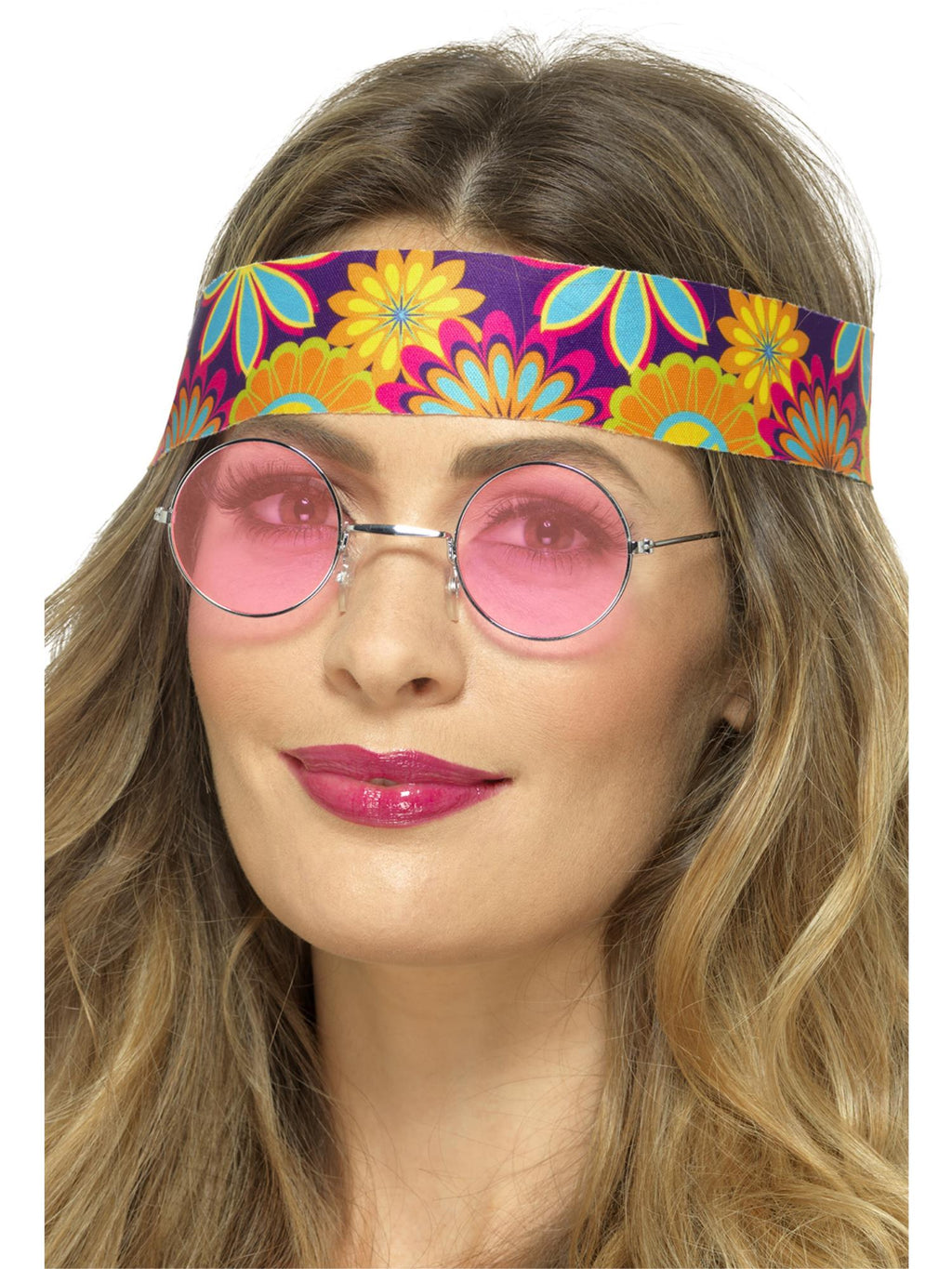 Smiffys Hippie Specs, Orange - 43060