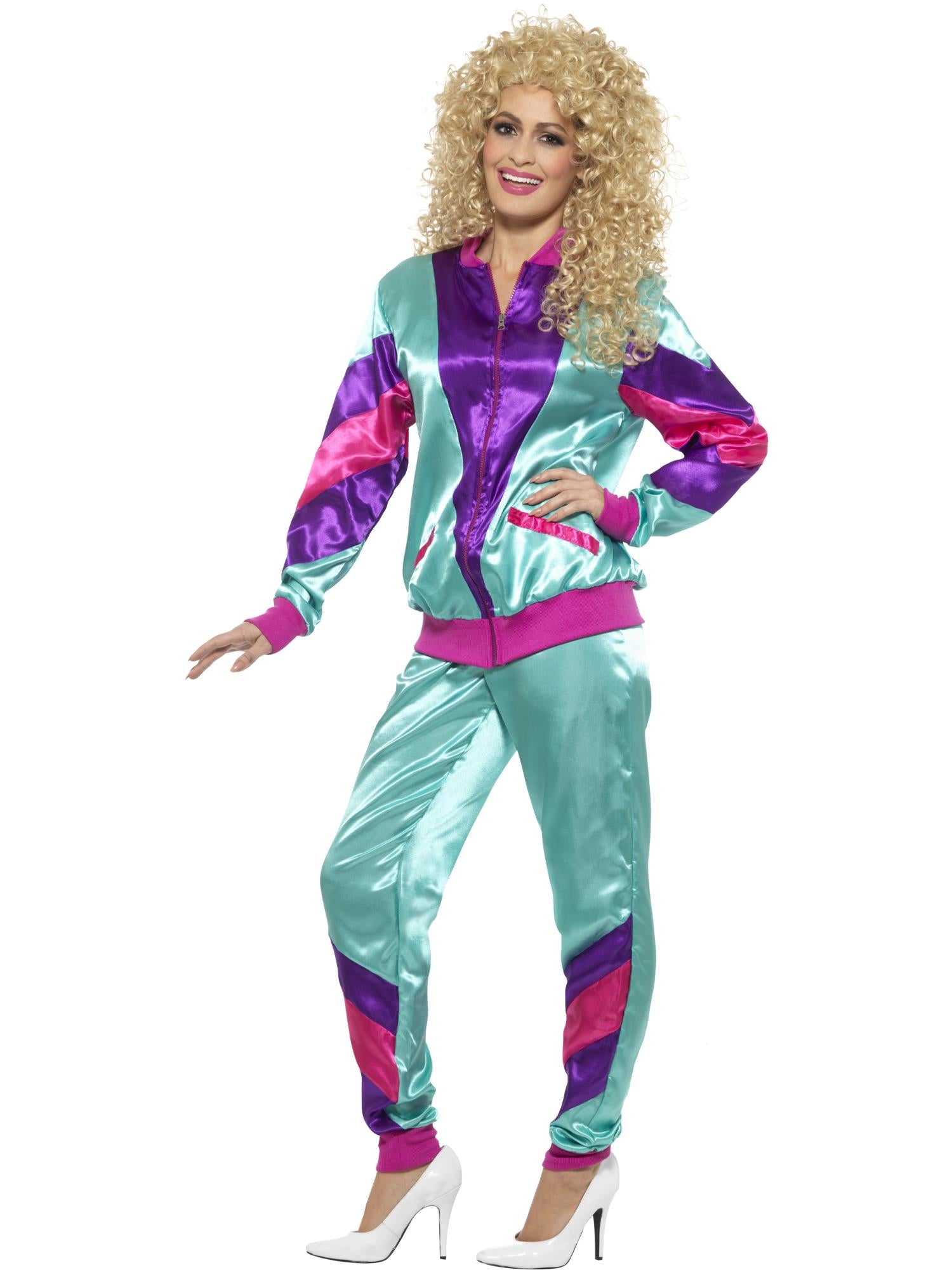 80s Height of Fashion Shell Suit Costume Female