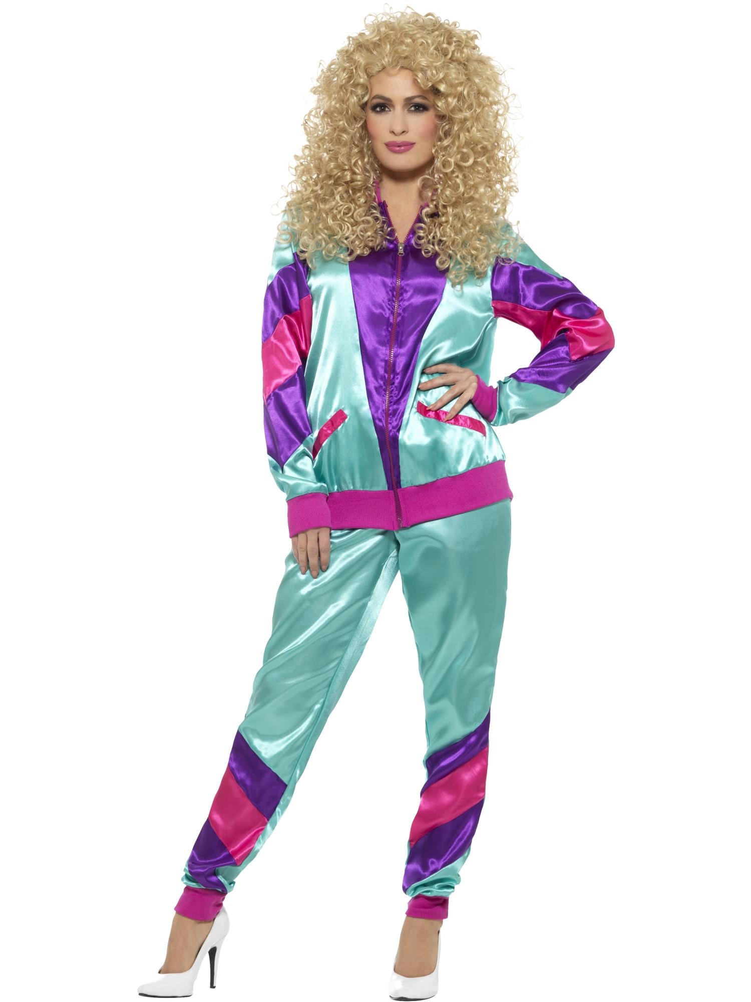 80s Height of Fashion Shell Suit Costume Female