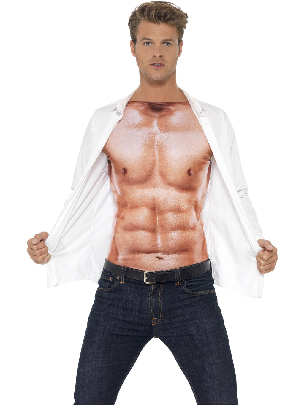 Smiffys Realistic Muscle Top - 43513