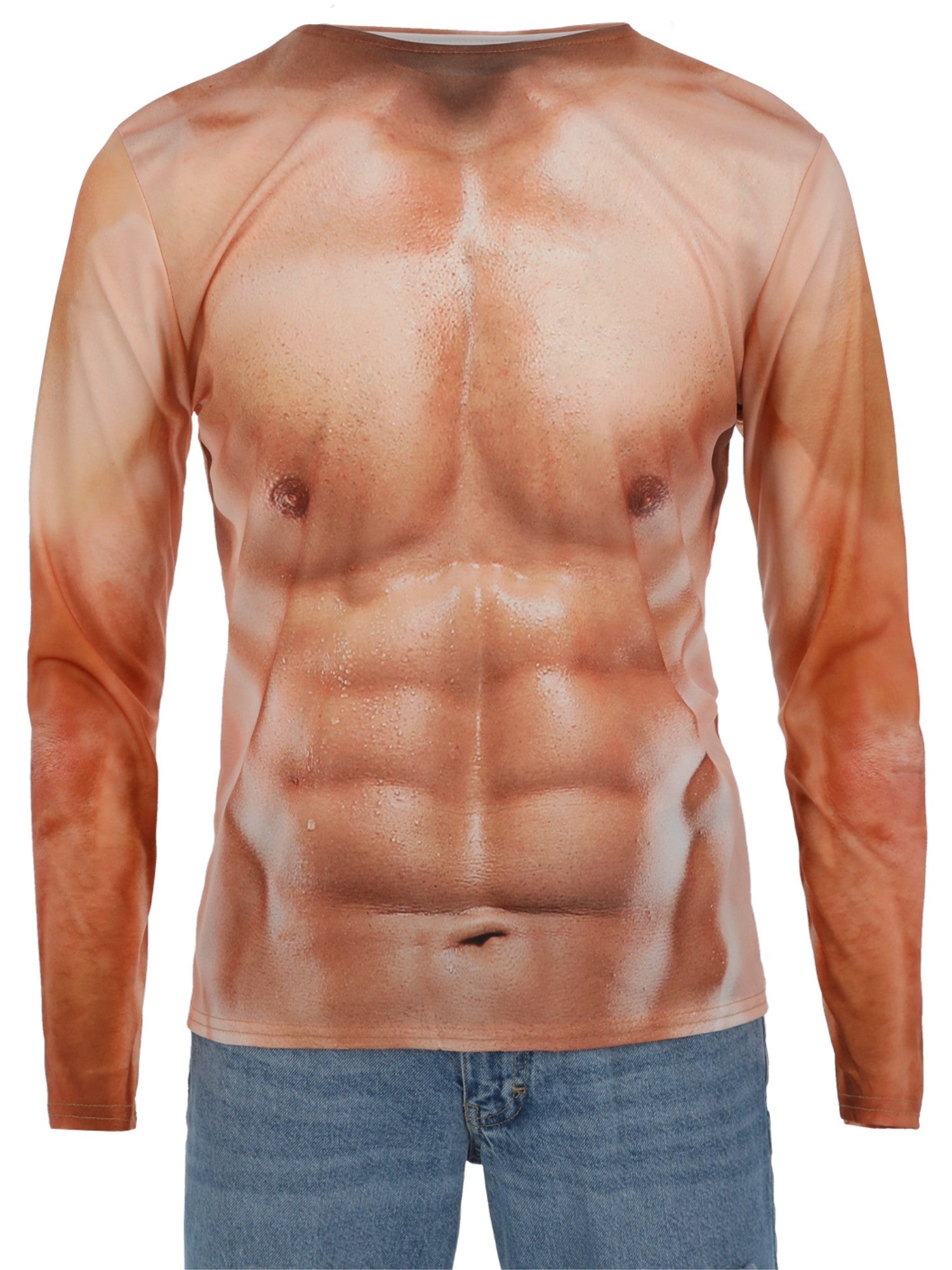 Smiffys Realistic Muscle Top - 43513