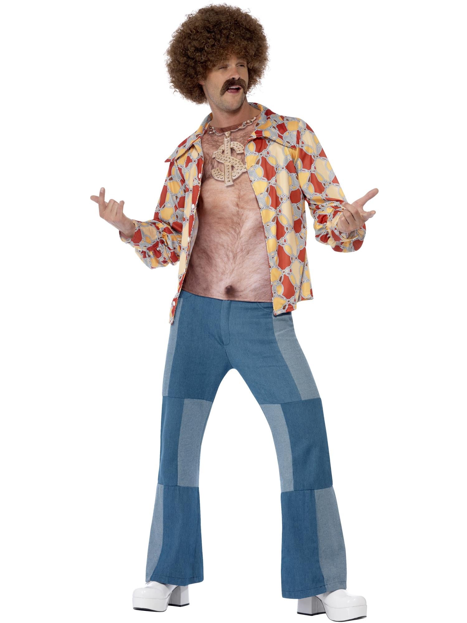 70s Hairy Chest, Photorealistic Shirt