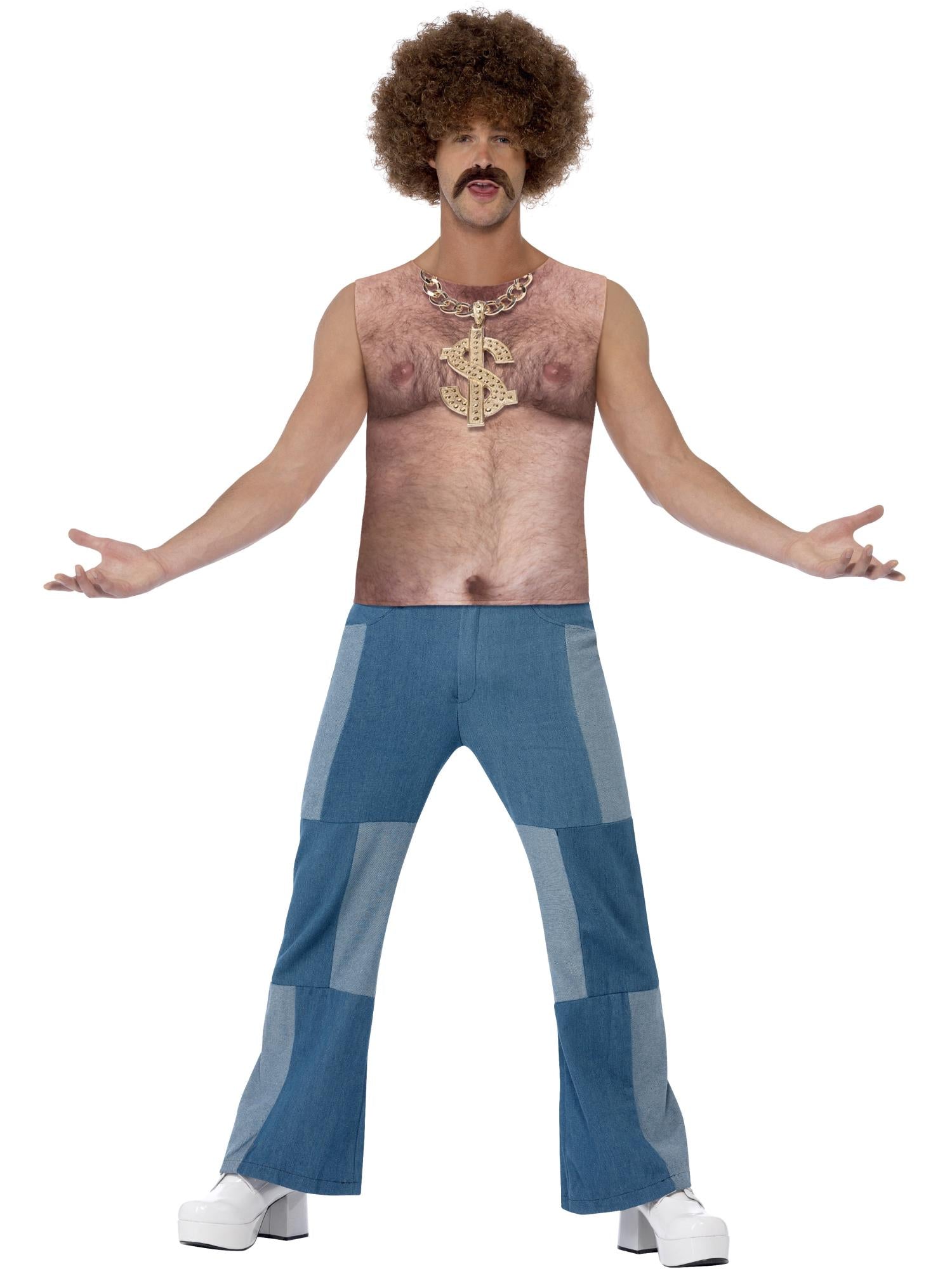 70s Hairy Chest, Photorealistic Shirt