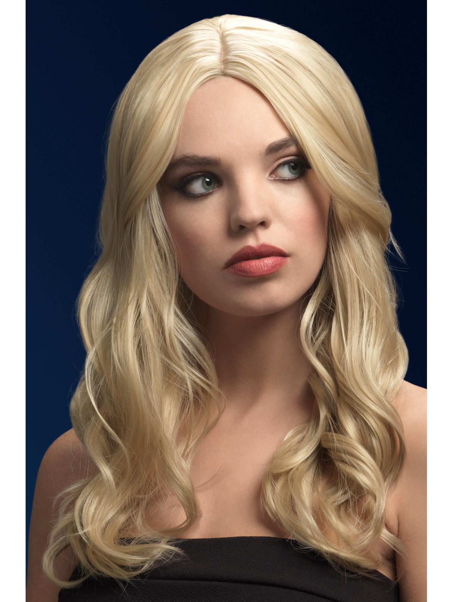 Smiffys Fever Khloe Wig, Dark Blonde - 43531