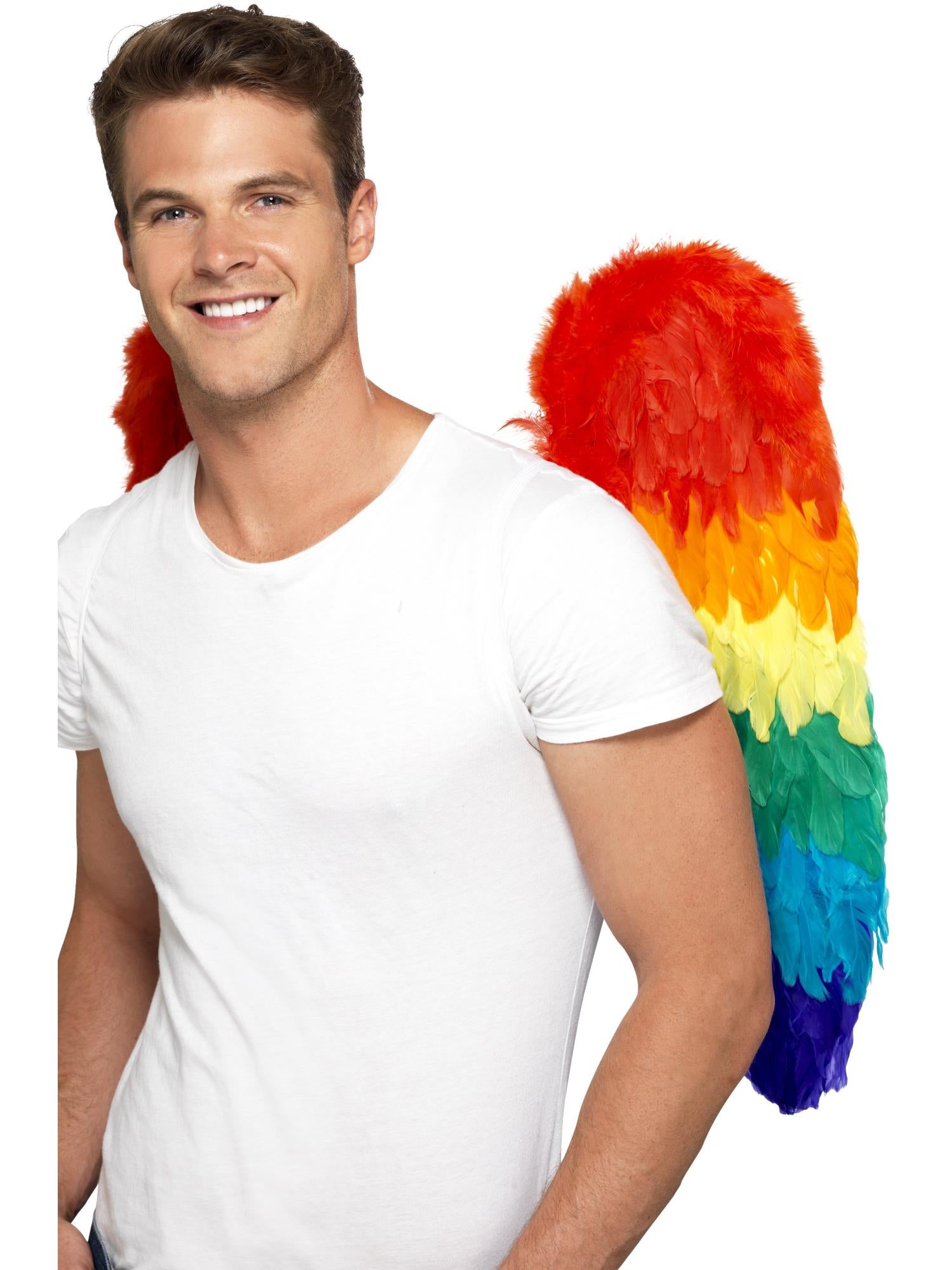 Feather Wings Rainbow 60cm x 60cm
