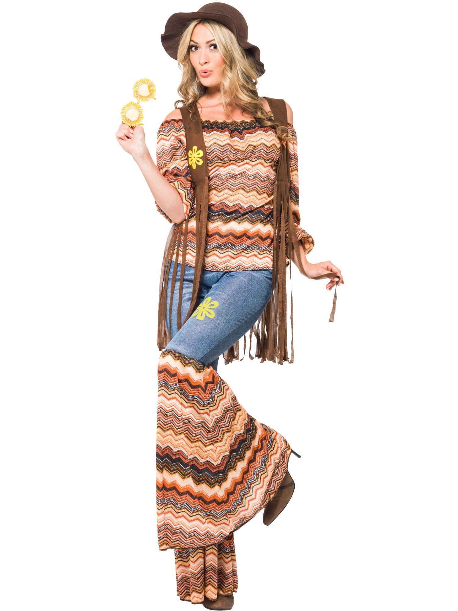 Smiffys Harmony Hippie Costume - 43856