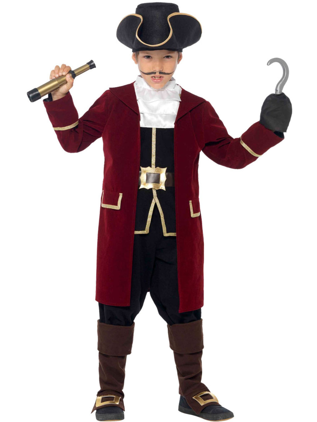 Deluxe Pirate Captain Costume, Child