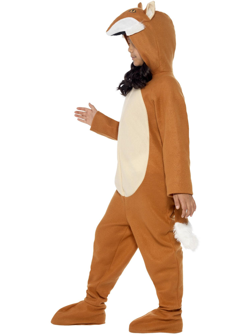 Smiffys Fox Costume, Orange, with Hooded All in One & Tail - 44074