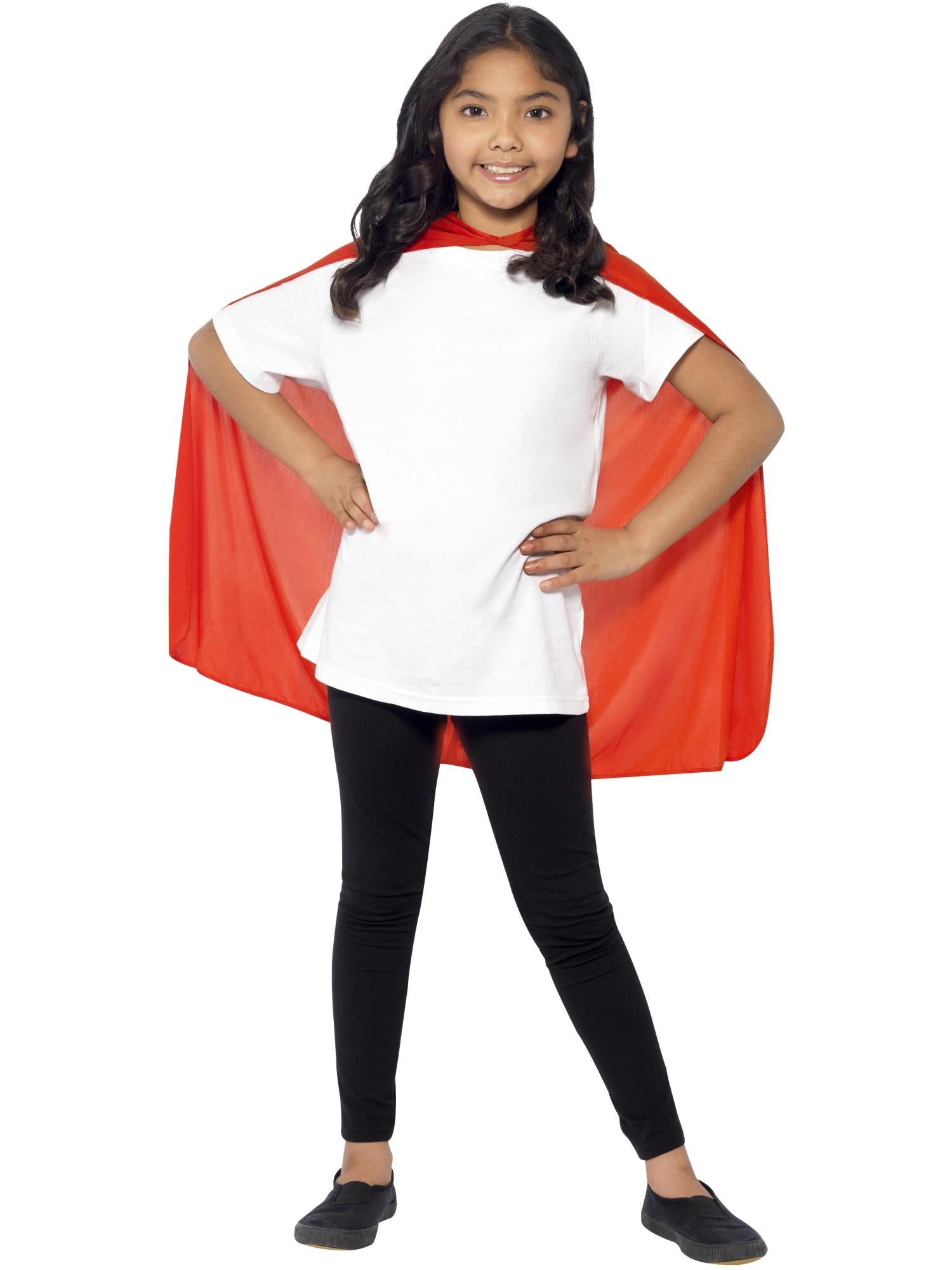 Smiffys Cape, Red, Kids - 44076