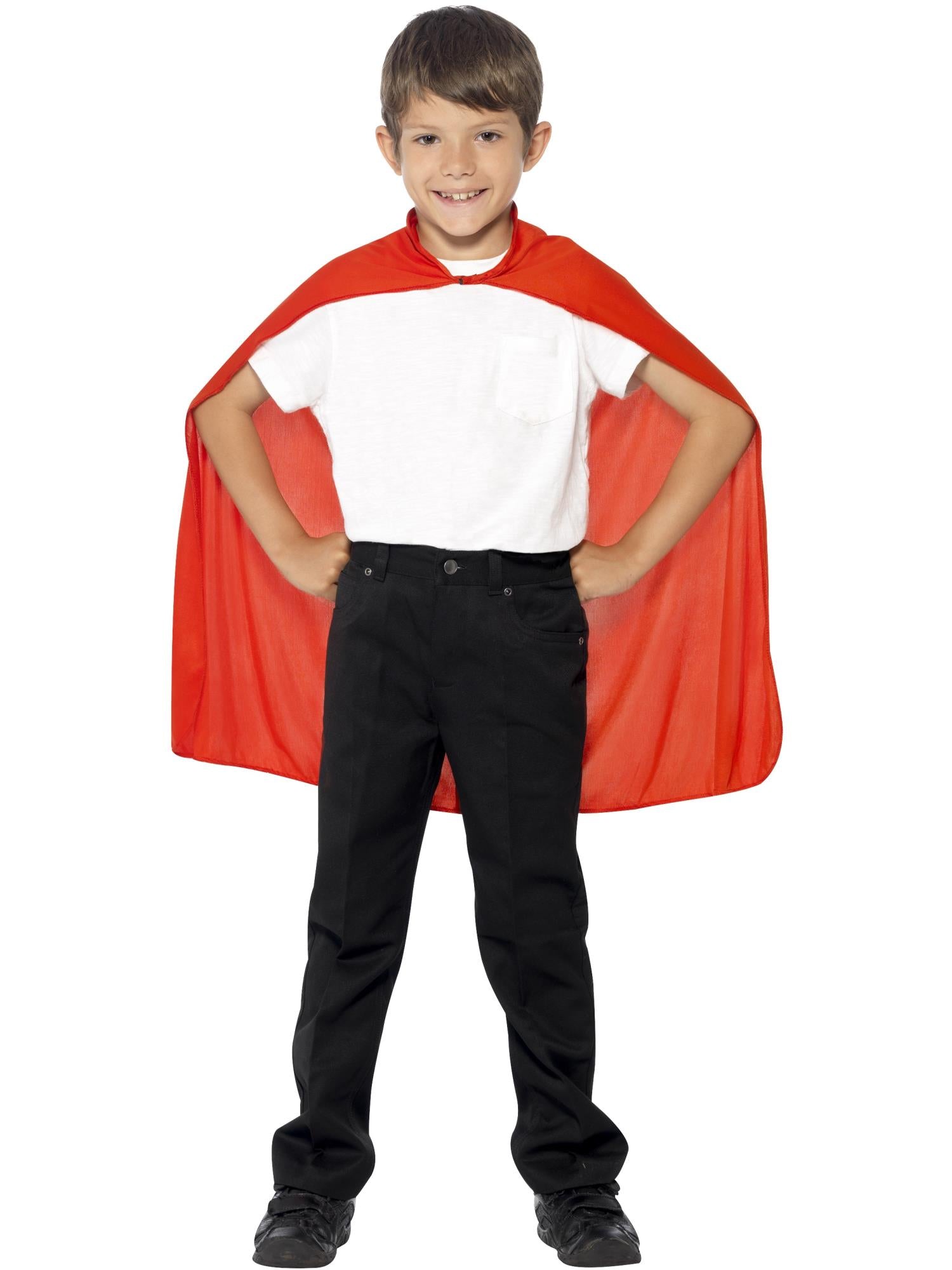 Smiffys Cape, Red, Kids - 44076