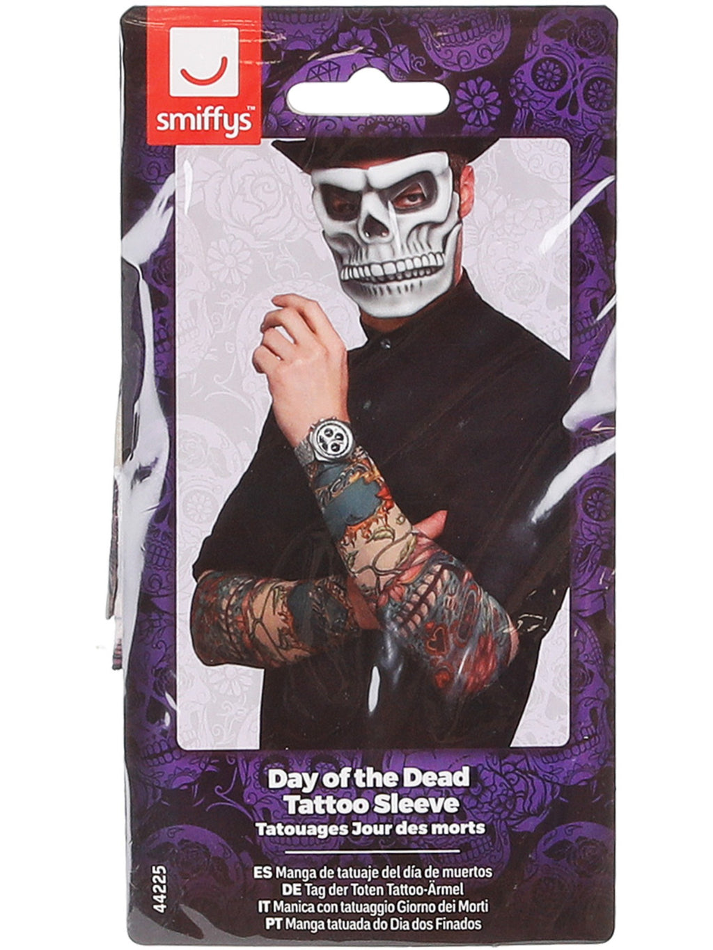Smiffys Day of the Dead Tattoo Sleeve - 44225