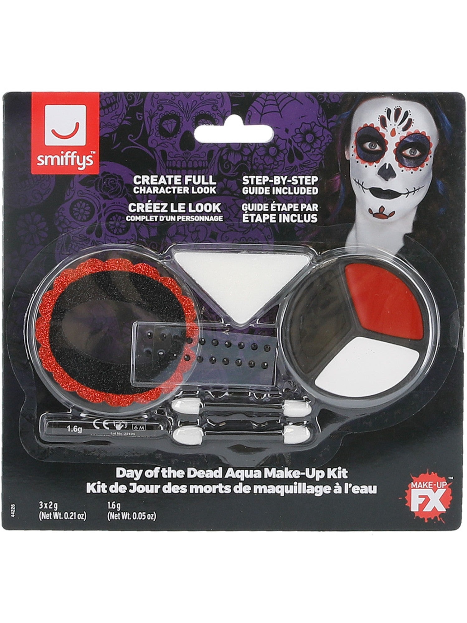 Smiffys Day of the Dead Make-Up Kit - 44226
