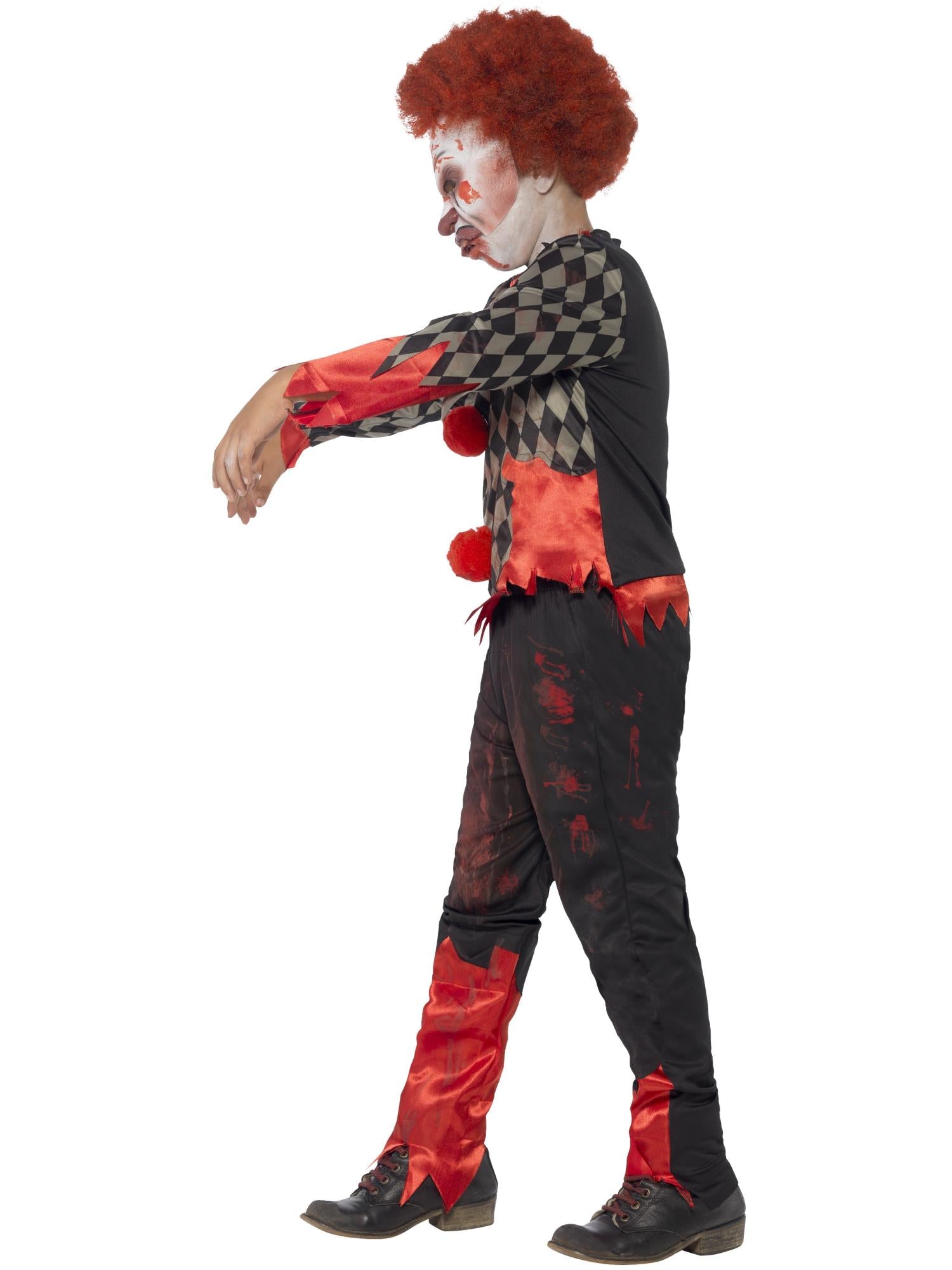 Zombie Clown Child Boy's Costume