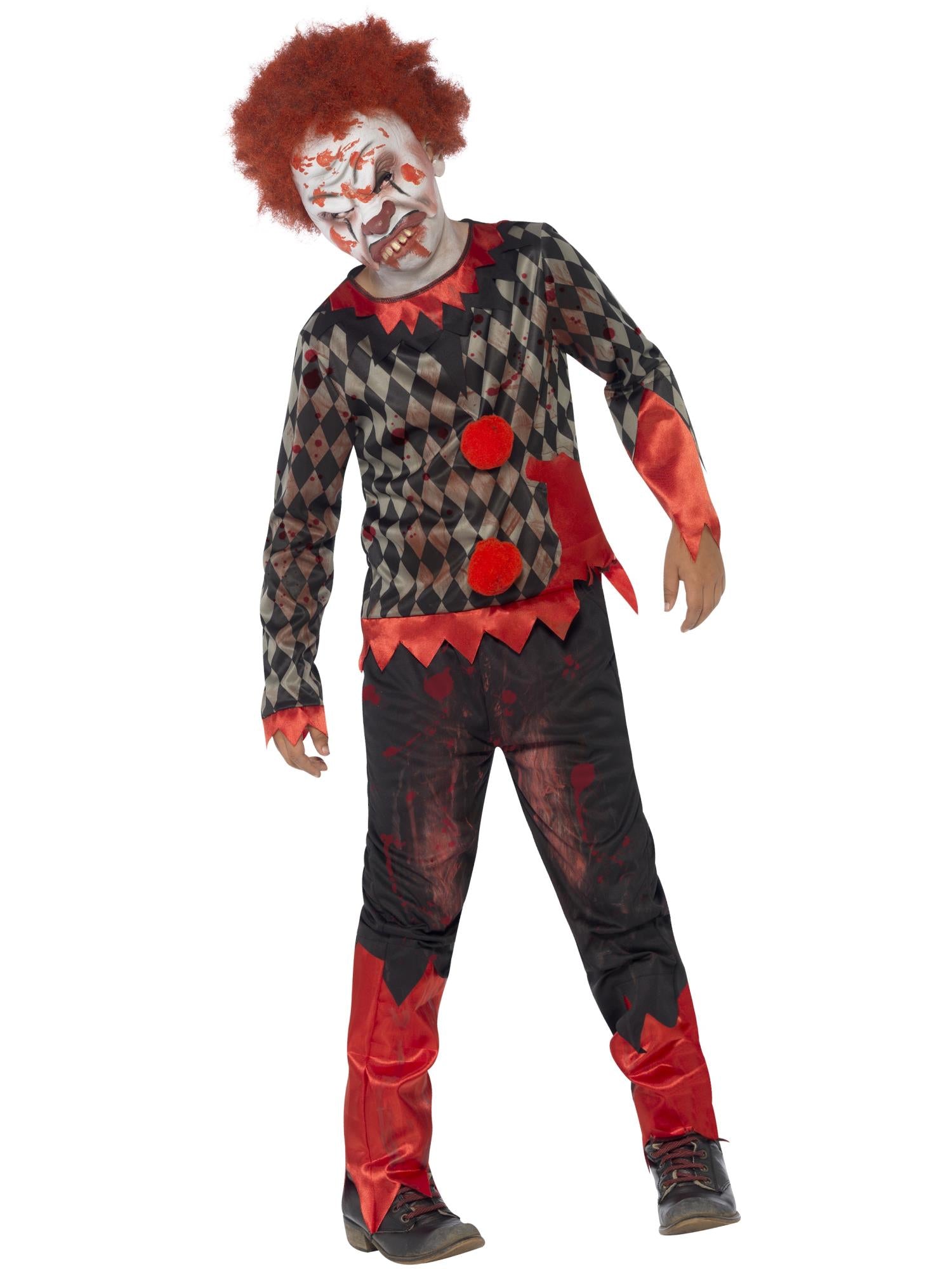 Zombie Clown Child Boy's Costume