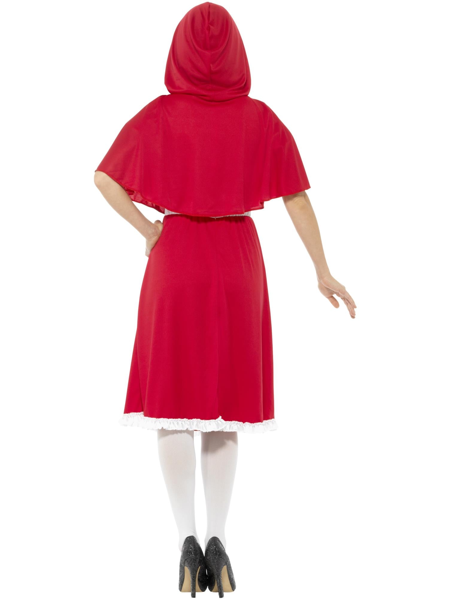 Smiffys Red Riding Hood Costume, Long Dress - 44686