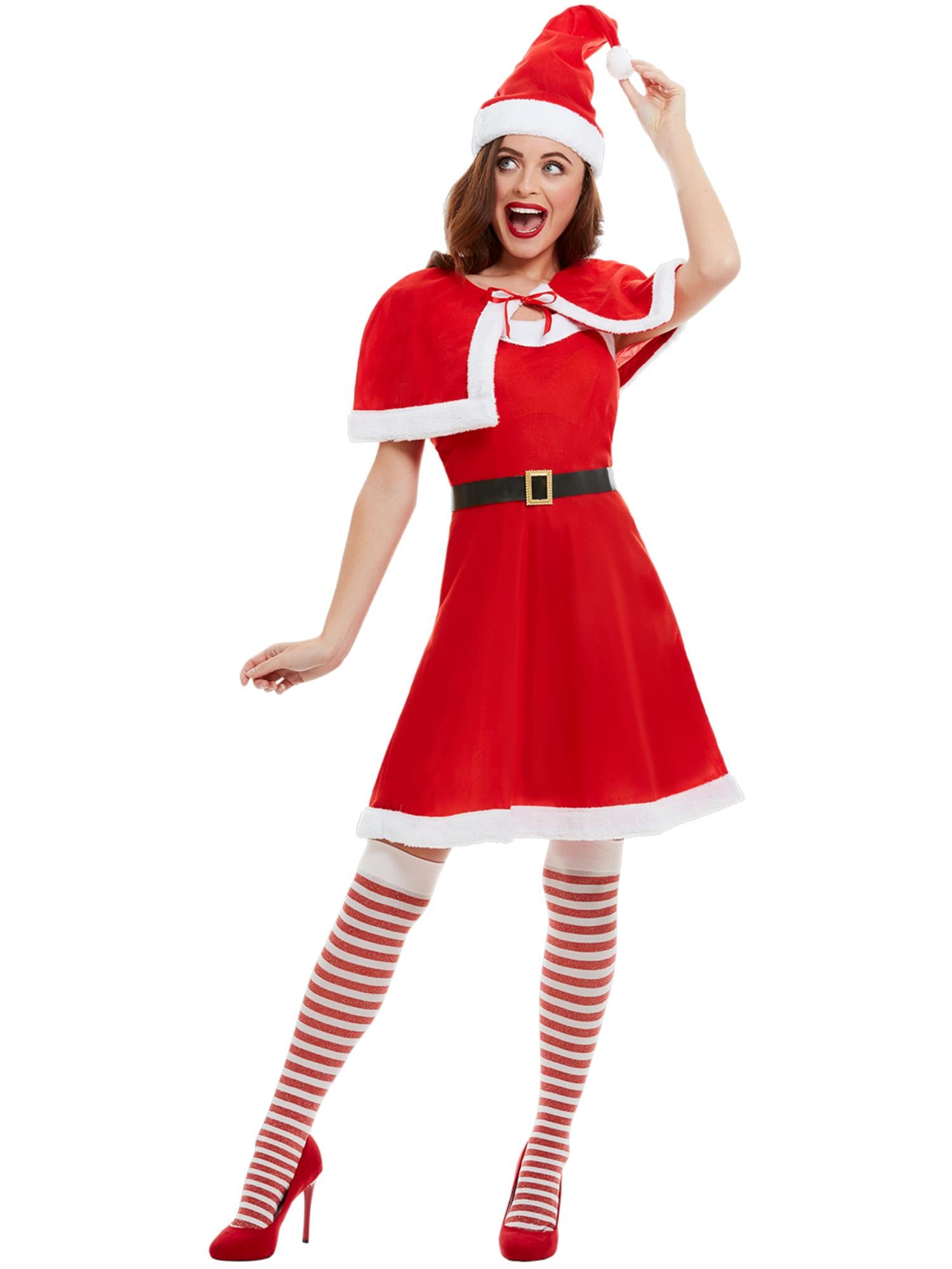 Smiffys Adult Miss Santa Costume - 44834