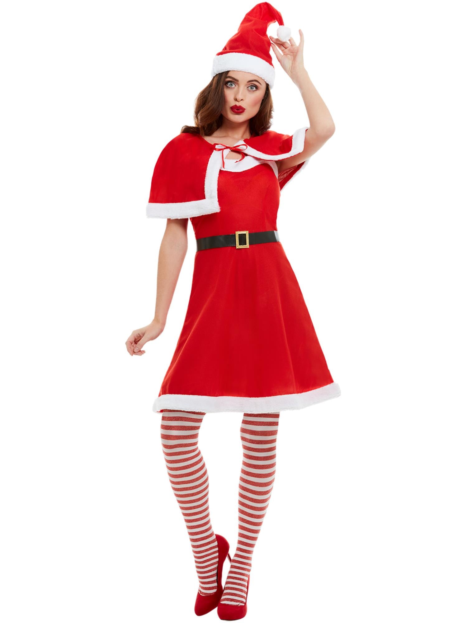 Smiffys Adult Miss Santa Costume - 44834