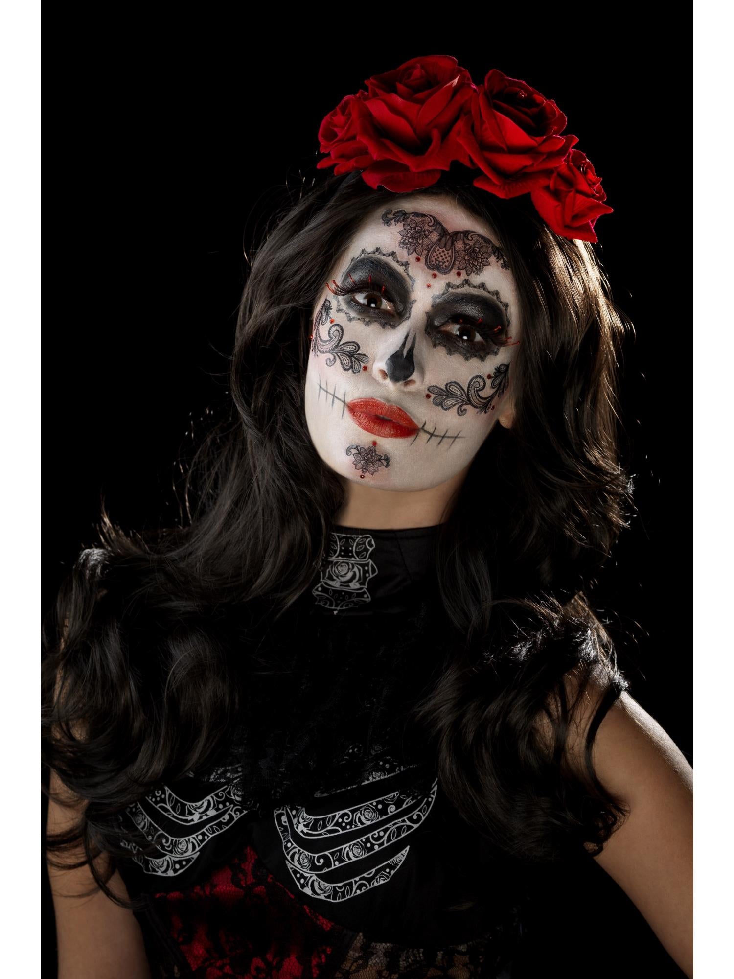 Day of the Dead Glamour Make-Up Kit, with