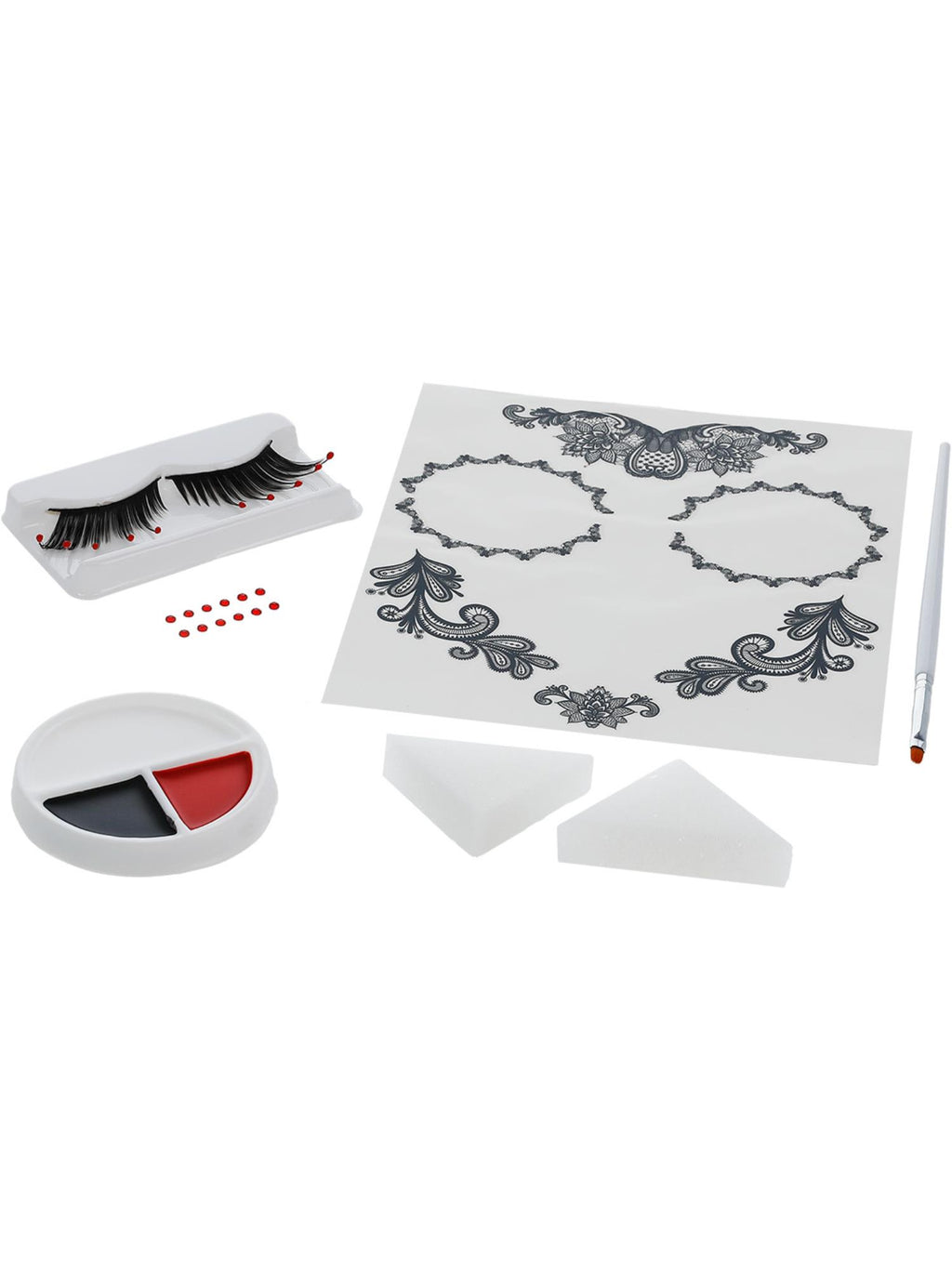 Day of the Dead Glamour Make-Up Kit, with