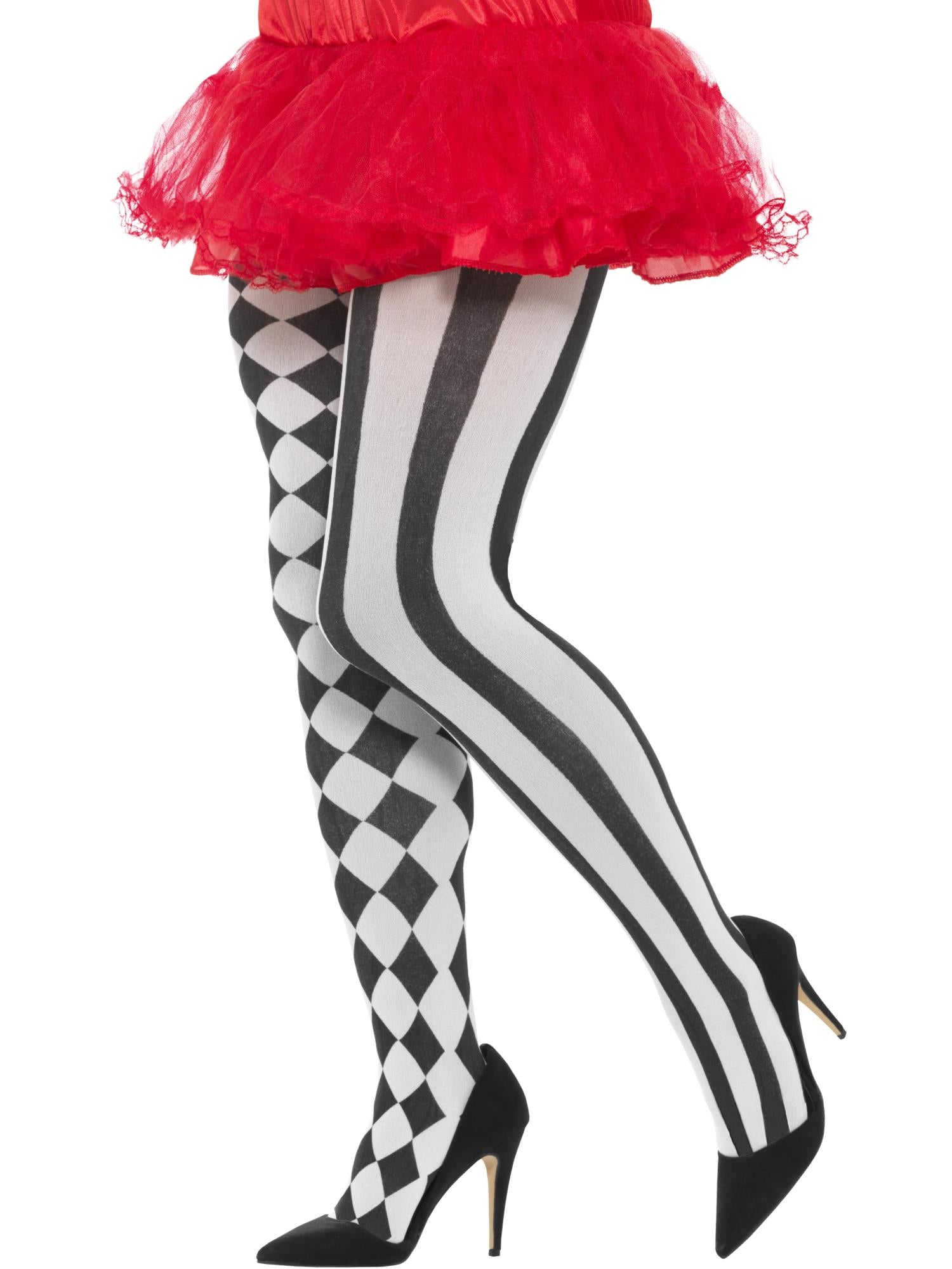 Smiffys Harlequin Tights, Plus Size - 45026