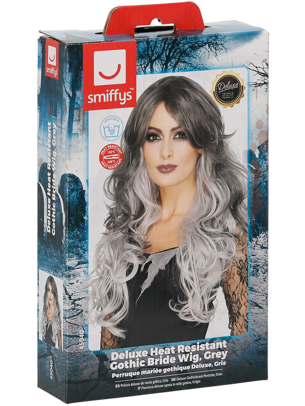 Smiffys Deluxe Gothic Bride Wig - 45040