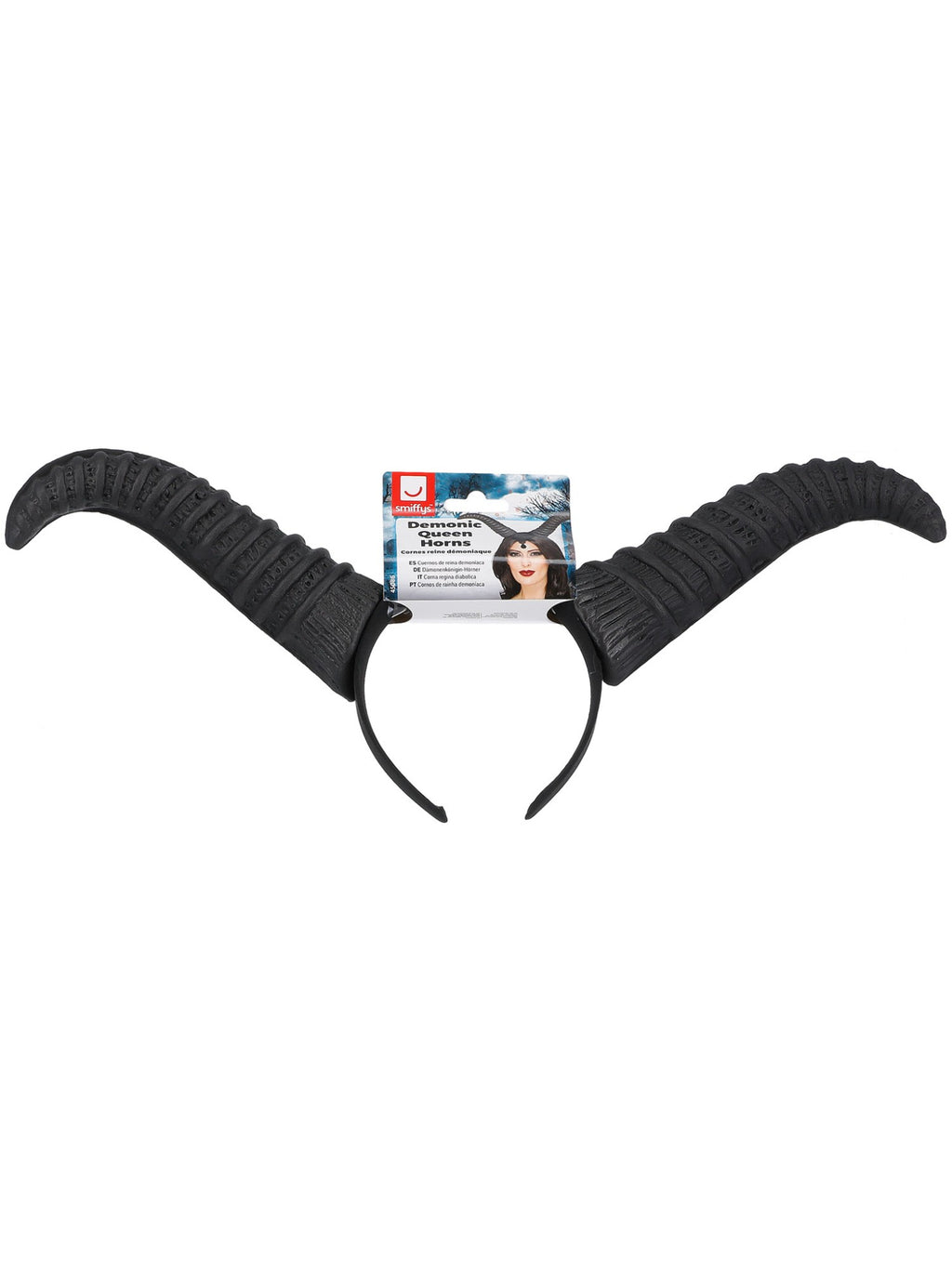 Demonic Queen Horns, on Headband