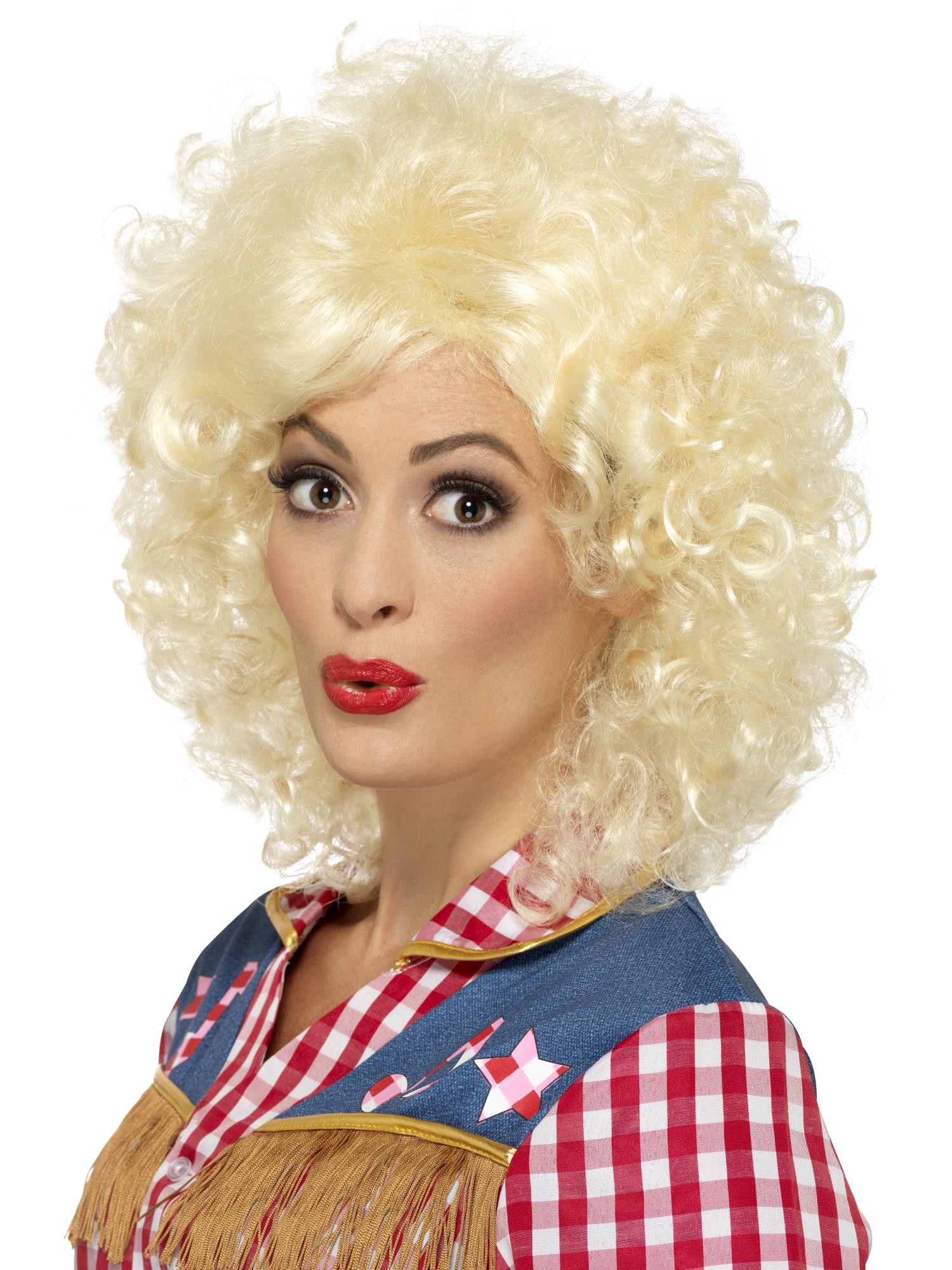 Smiffys Rodeo Doll Wig, Blonde - 45167