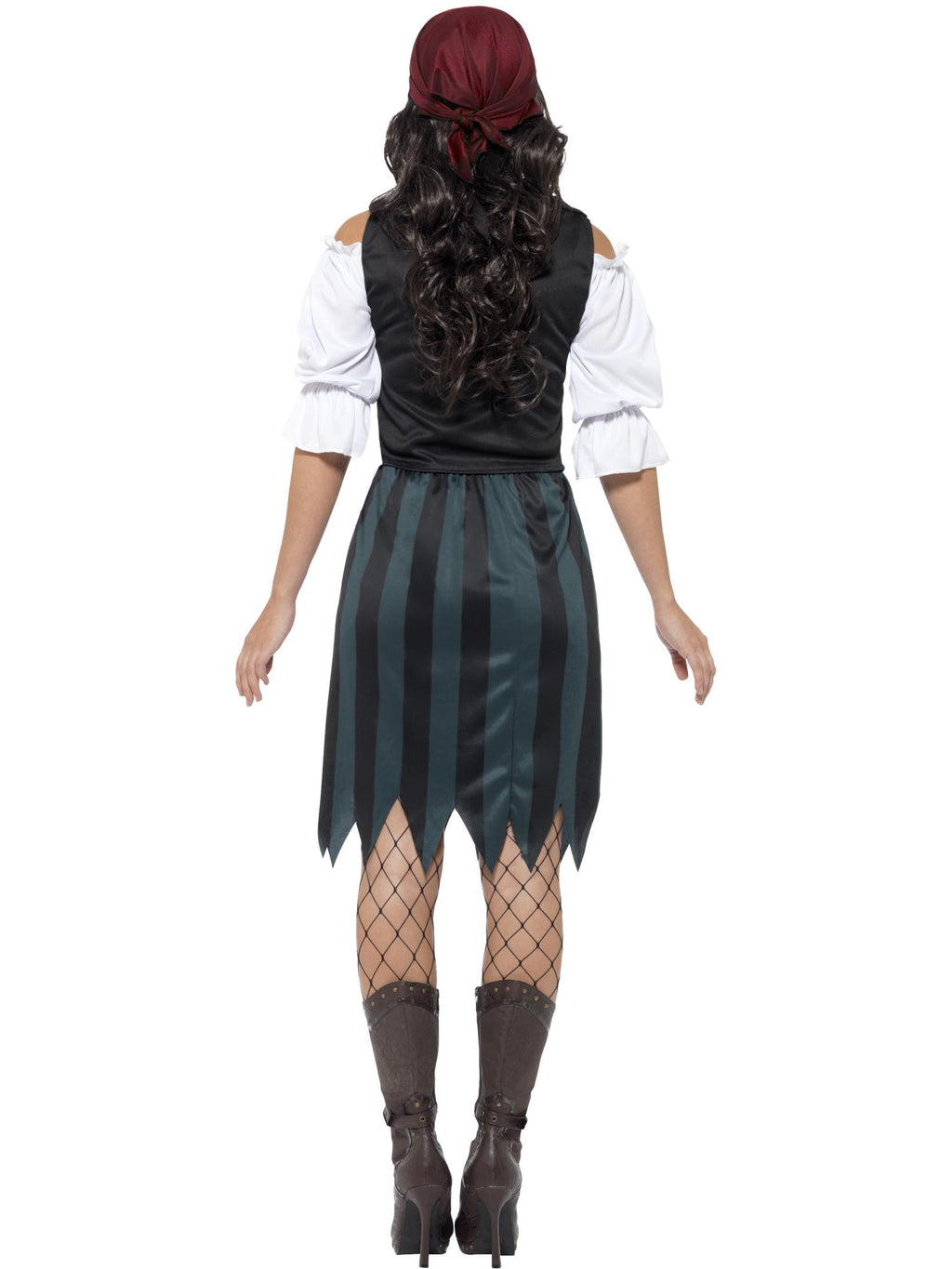 Smiffys Pirate Deckhand Costume, with Skirt - 45491
