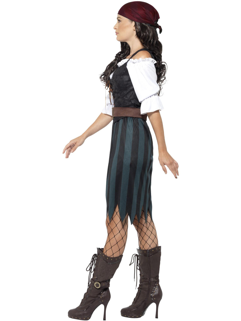 Smiffys Pirate Deckhand Costume, with Skirt - 45491