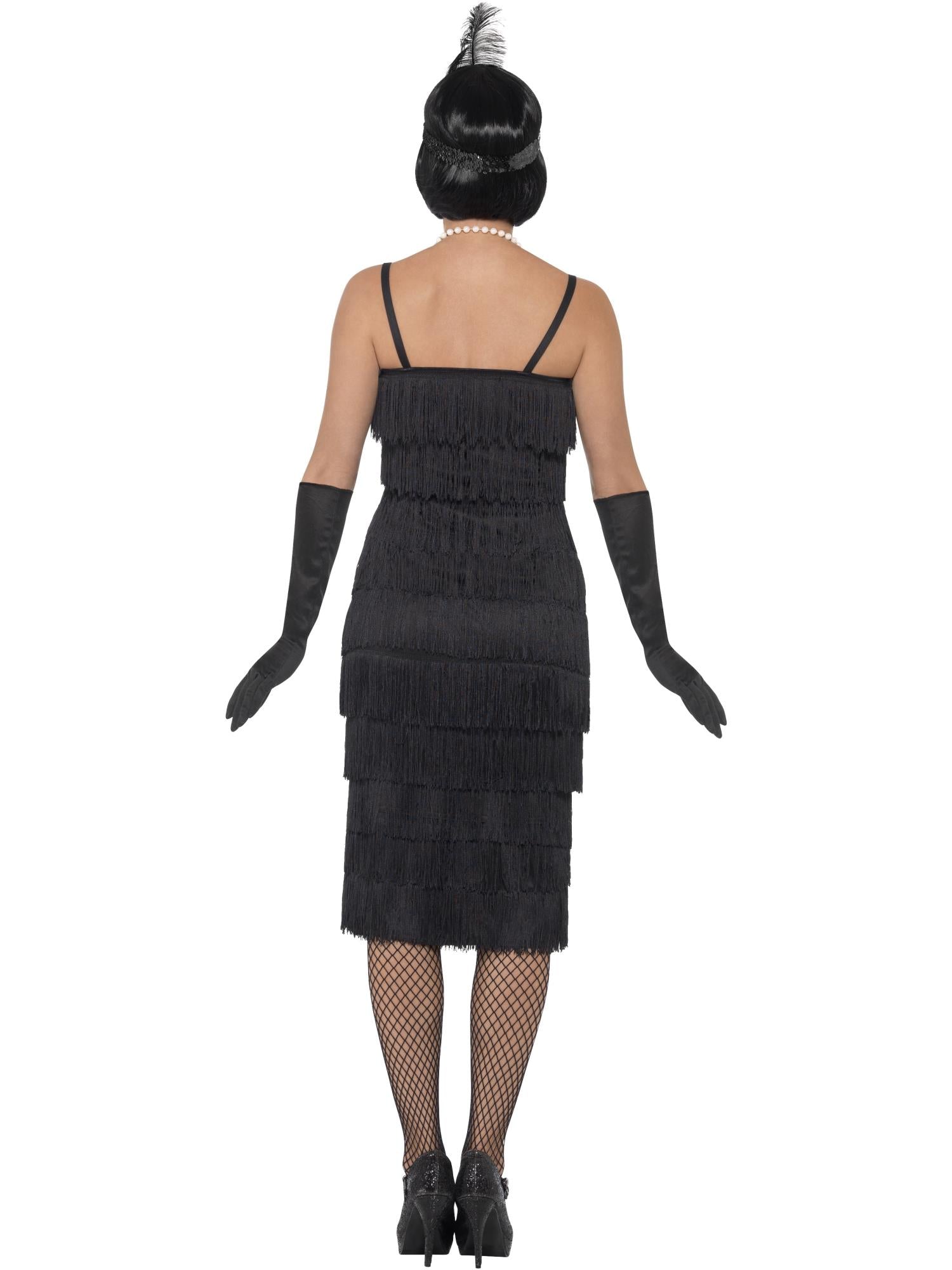 Flapper Costume Black