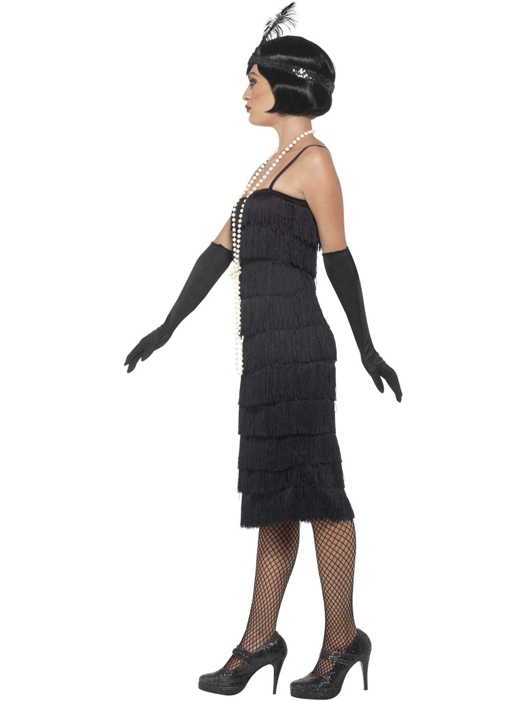 Flapper Costume Black