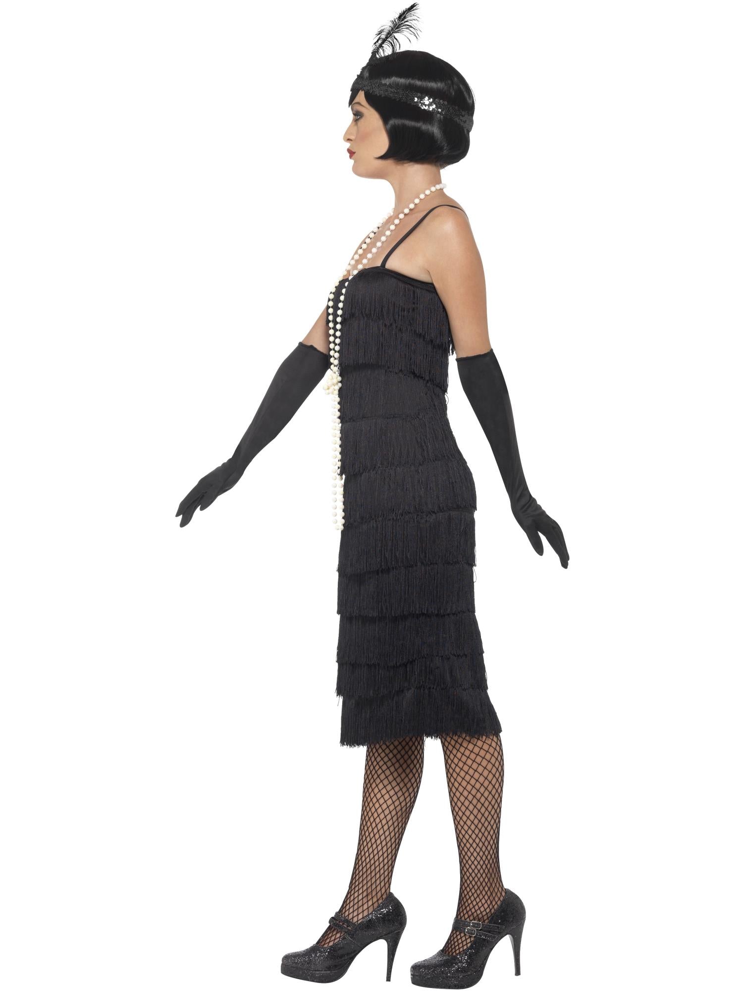 Flapper Costume Black