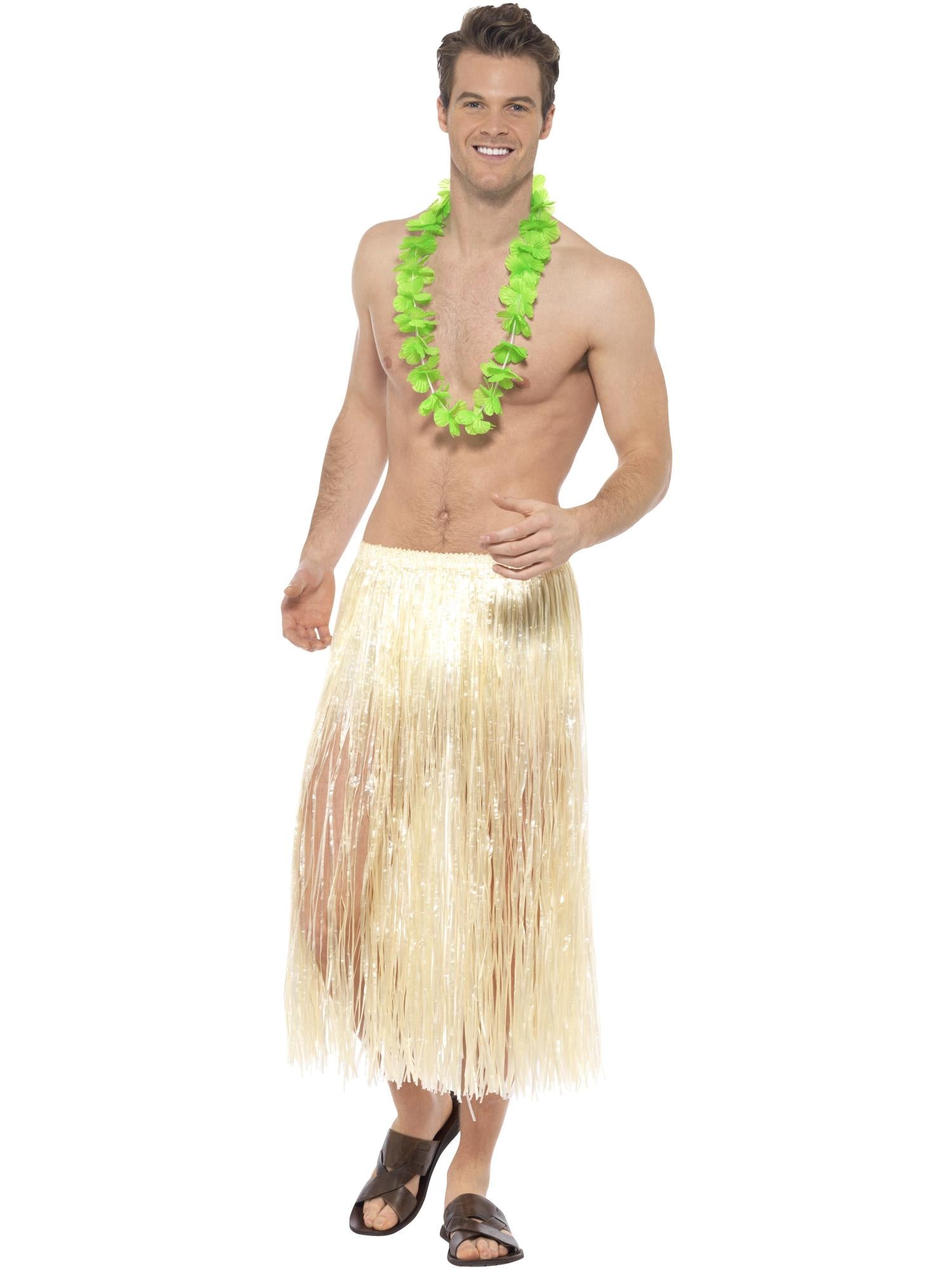 Smiffys Hawaiian Lei, Neon Green - 45560
