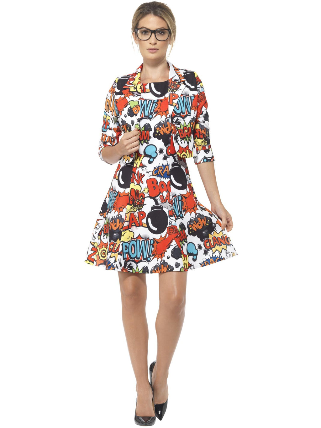 Smiffys Comic Strip Suit, with Dress - 45953