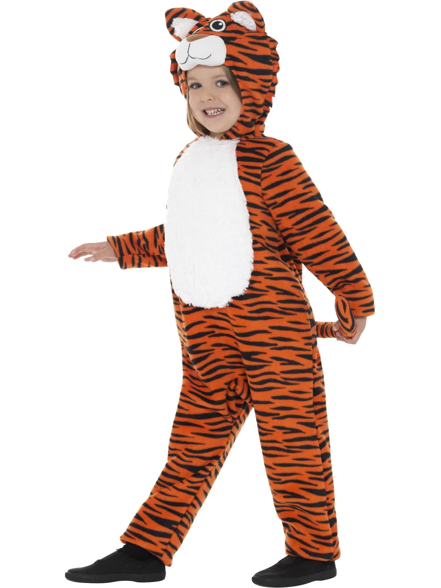 Smiffys Tiger Costume, Orange & Black - 46754