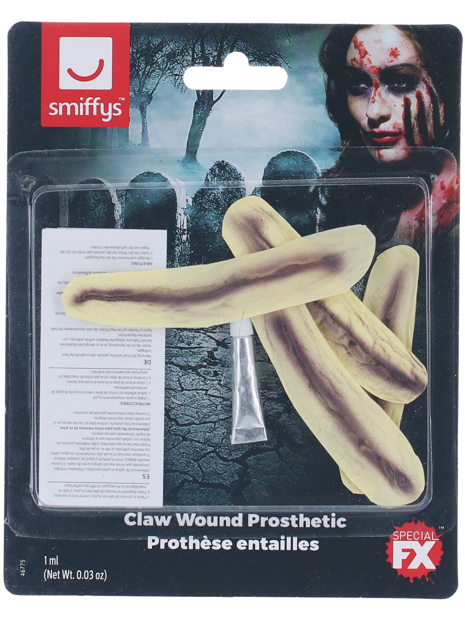 Smiffys Latex Claw Wound Prosthetic - 46775