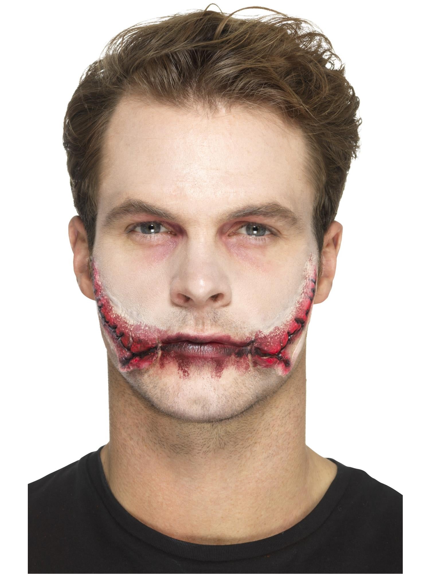Smiffys Latex Stitched Smile Prosthetic - 46797