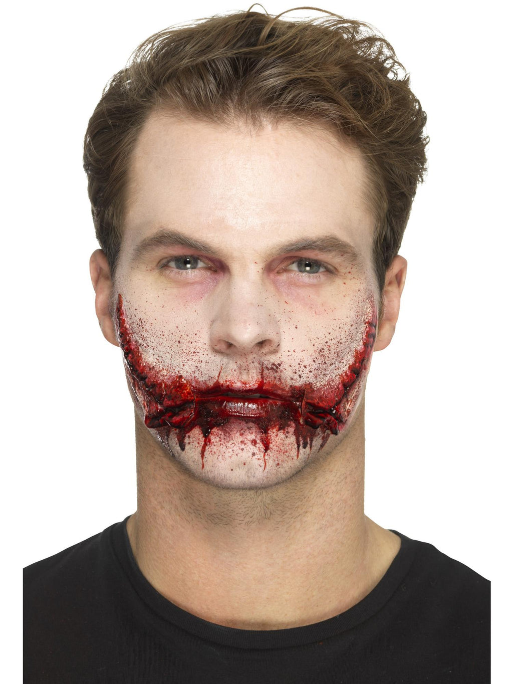 Smiffys Latex Stitched Smile Prosthetic - 46797